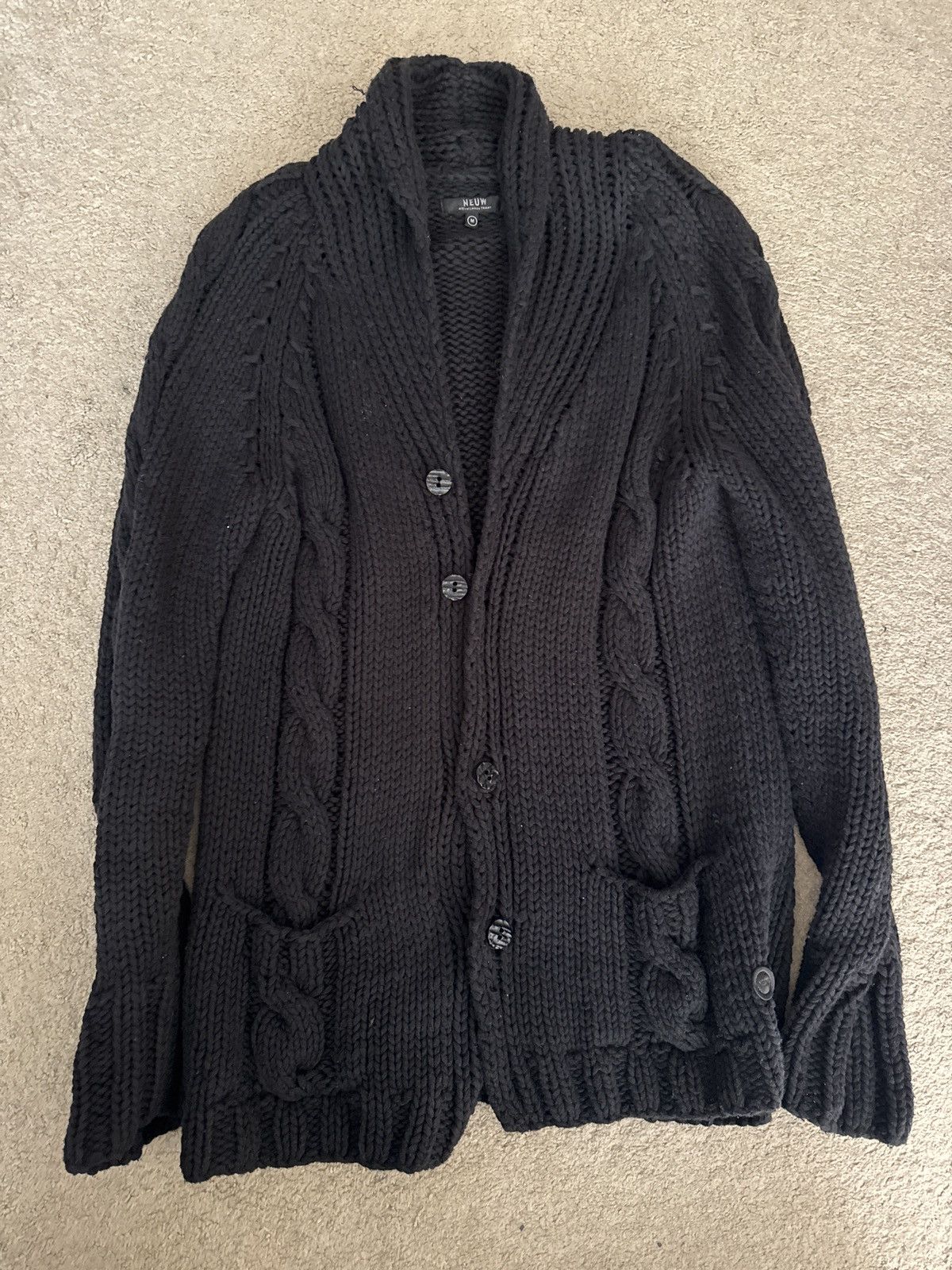 NEUW Denim NEUW cable knit Cardigan medium Size US M / EU 48-50 / 2 - 1 Thumbnail