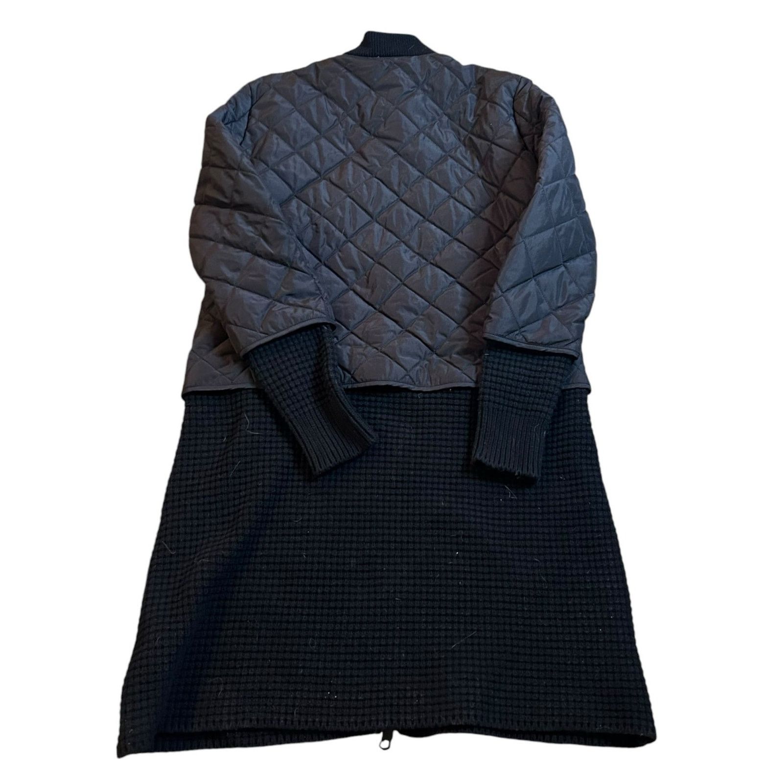 Bark Bark Duffle Knit Down Jacket Size XS Wool Blend Parka Cozy Size XS / US 0-2 / IT 36-38 - 2 Thumbnail