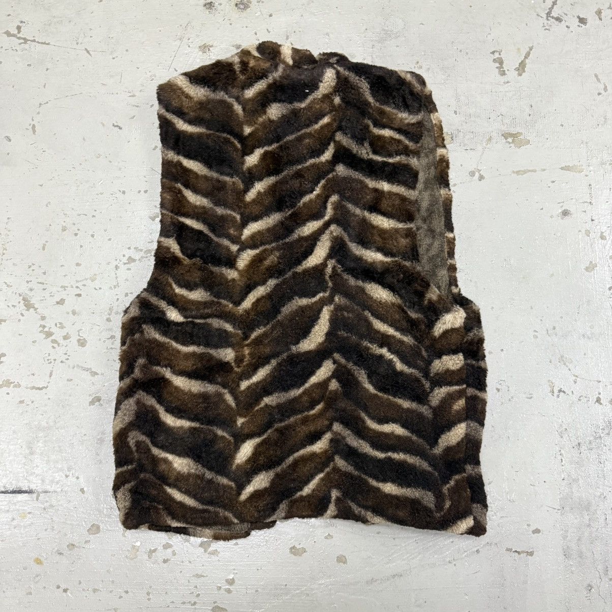 Vintage Rare Jennifer Lopez Style Fur Vest Y2K Size US L / EU 52-54 / 3 - 7 Thumbnail