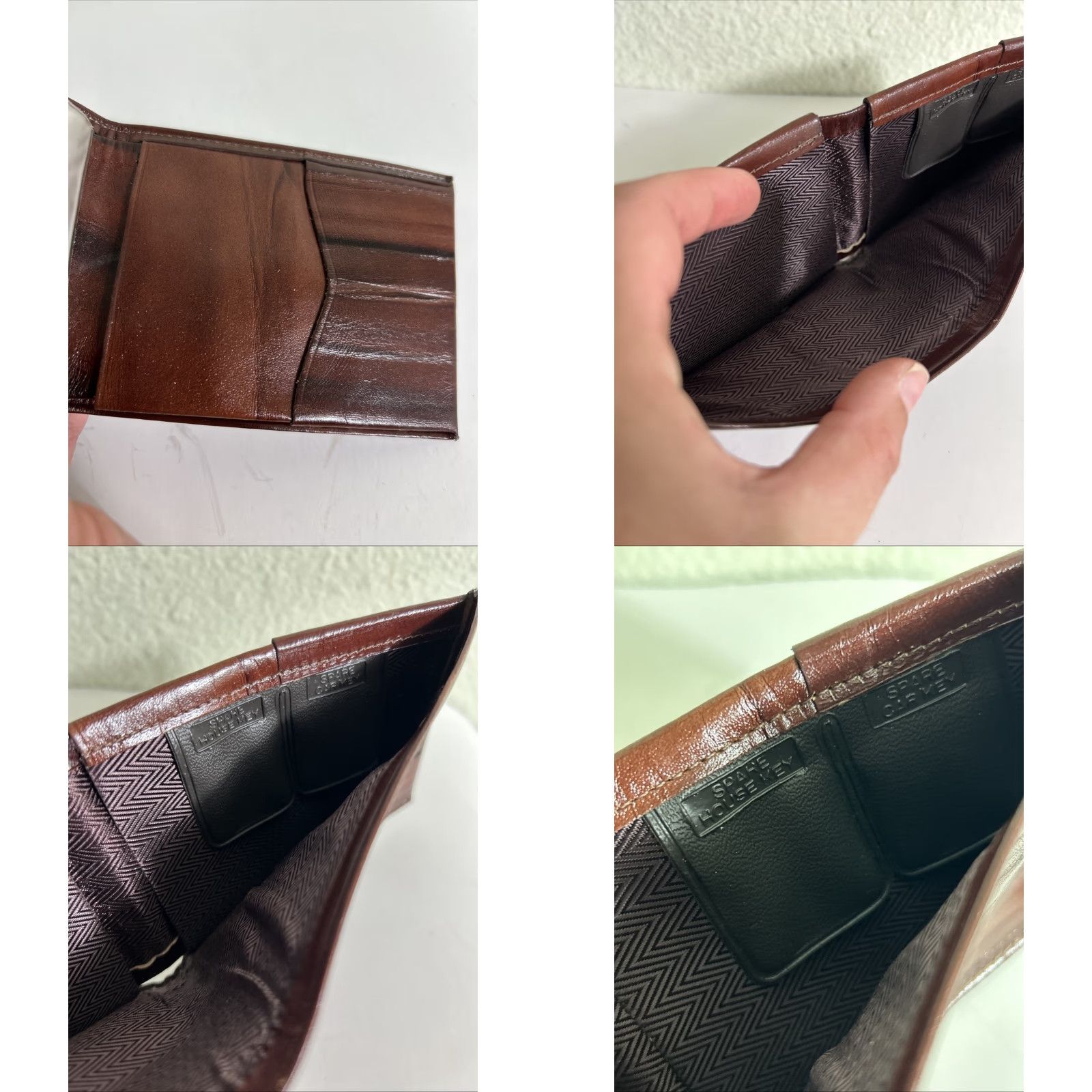 Vintage VINTAGE Unbranded Mens Bifold Cowhide Wallet Brown Size ONE SIZE - 9 Thumbnail