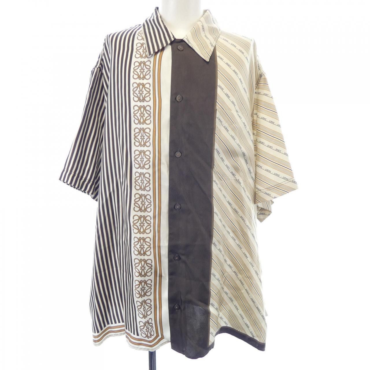 Loewe Loewe Loewe S/S Shirt Silk Shirt Textile Dress Shirt H616Y05X53 DUTY FREE for USA Size ONE SIZE - 1 Thumbnail