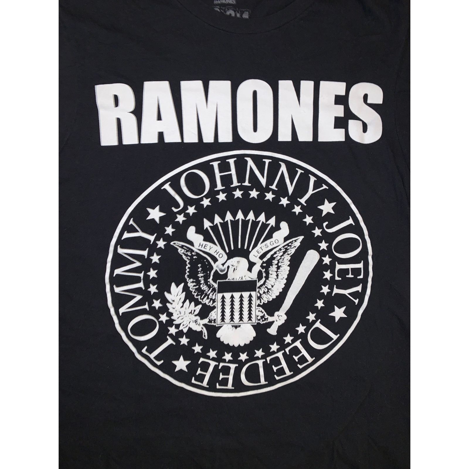 Band Tees Official Ramones Presidential Seal Tee Black Women's Large Size L / US 10 / IT 46 - 2 Thumbnail