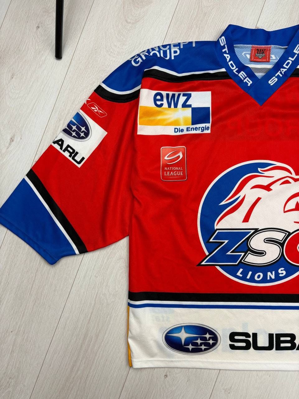 Vintage Forster ZSC Lions Hockey Jersey Vintage Size L Size US L / EU 52-54 / 3 - 5 Thumbnail