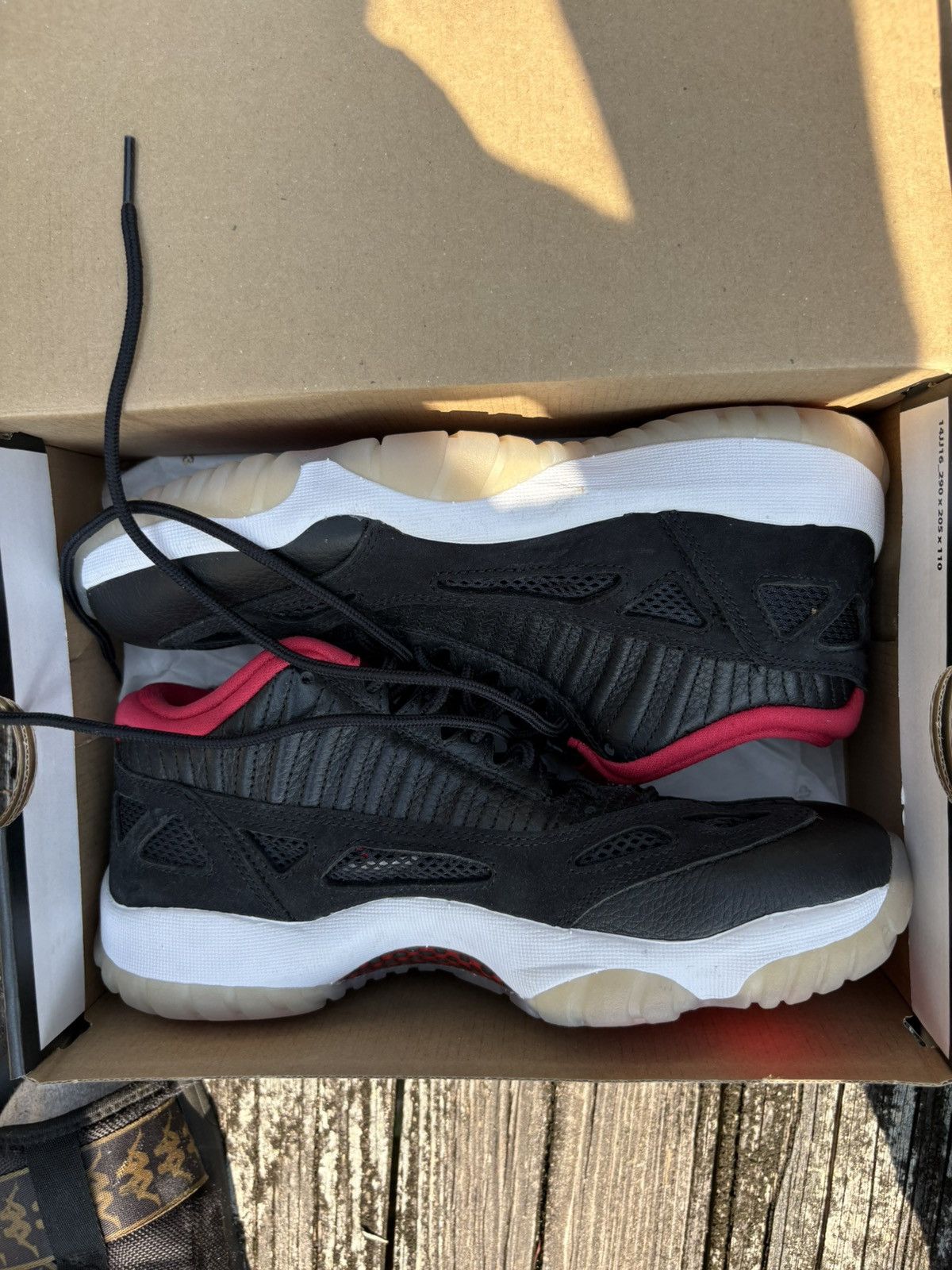 Jordan Brand Jordan 11 Low IE ‘Bred’ 2021 Size US 8 / EU 41 - 1 Thumbnail