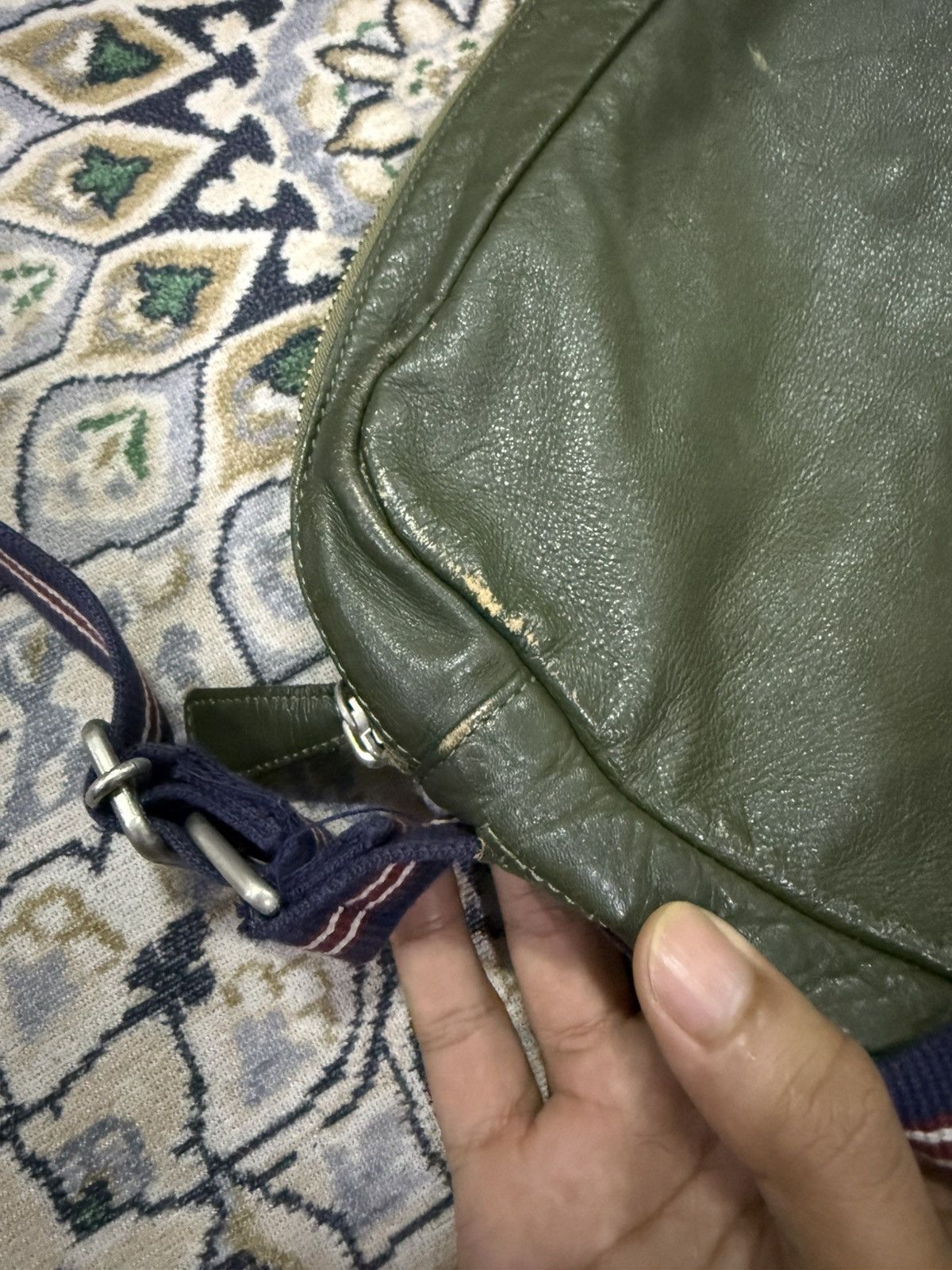 Jean Paul Gaultier Vintage Jean Paul gaultier patina leather sling bag Size ONE SIZE - 6 Thumbnail