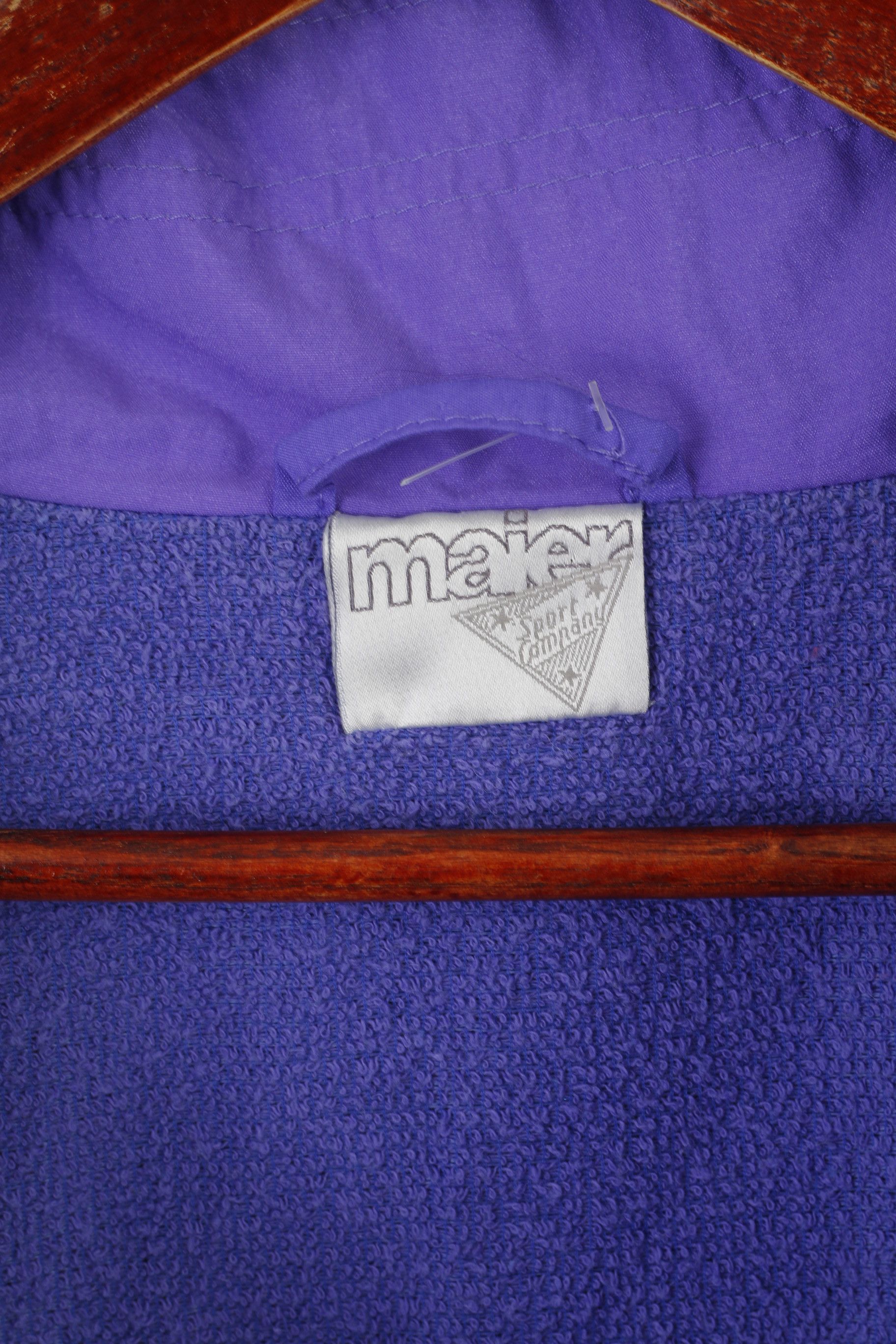 Vintage MAIER Sport Company Women 40 M Jacket Purple 5554 Size M / US 6-8 / IT 42-44 - 4 Thumbnail
