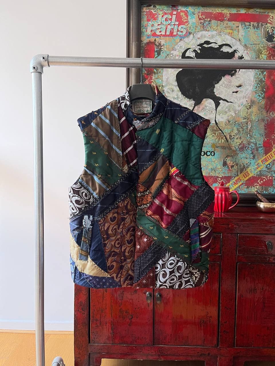 By Walid By Walid Patchwork Vest Gilet Size US L / EU 52-54 / 3 - 2 Thumbnail
