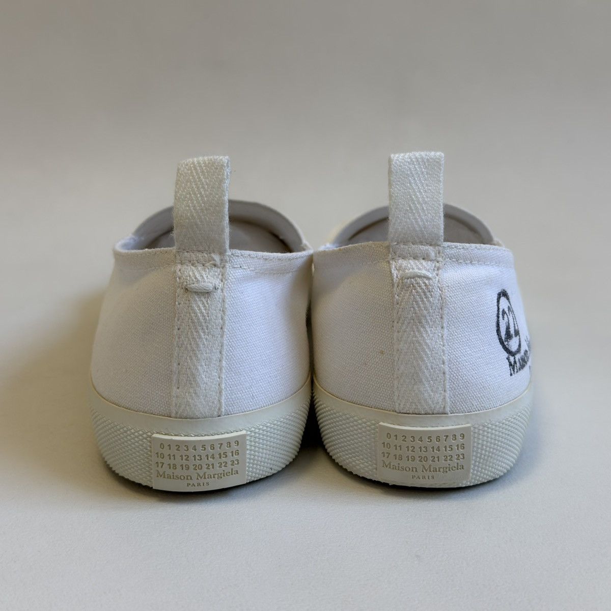 Maison Margiela S/S 20 White ‘Resin Dipped’ Tabi Sneakers Size US 8 / IT 38 - 13 Thumbnail