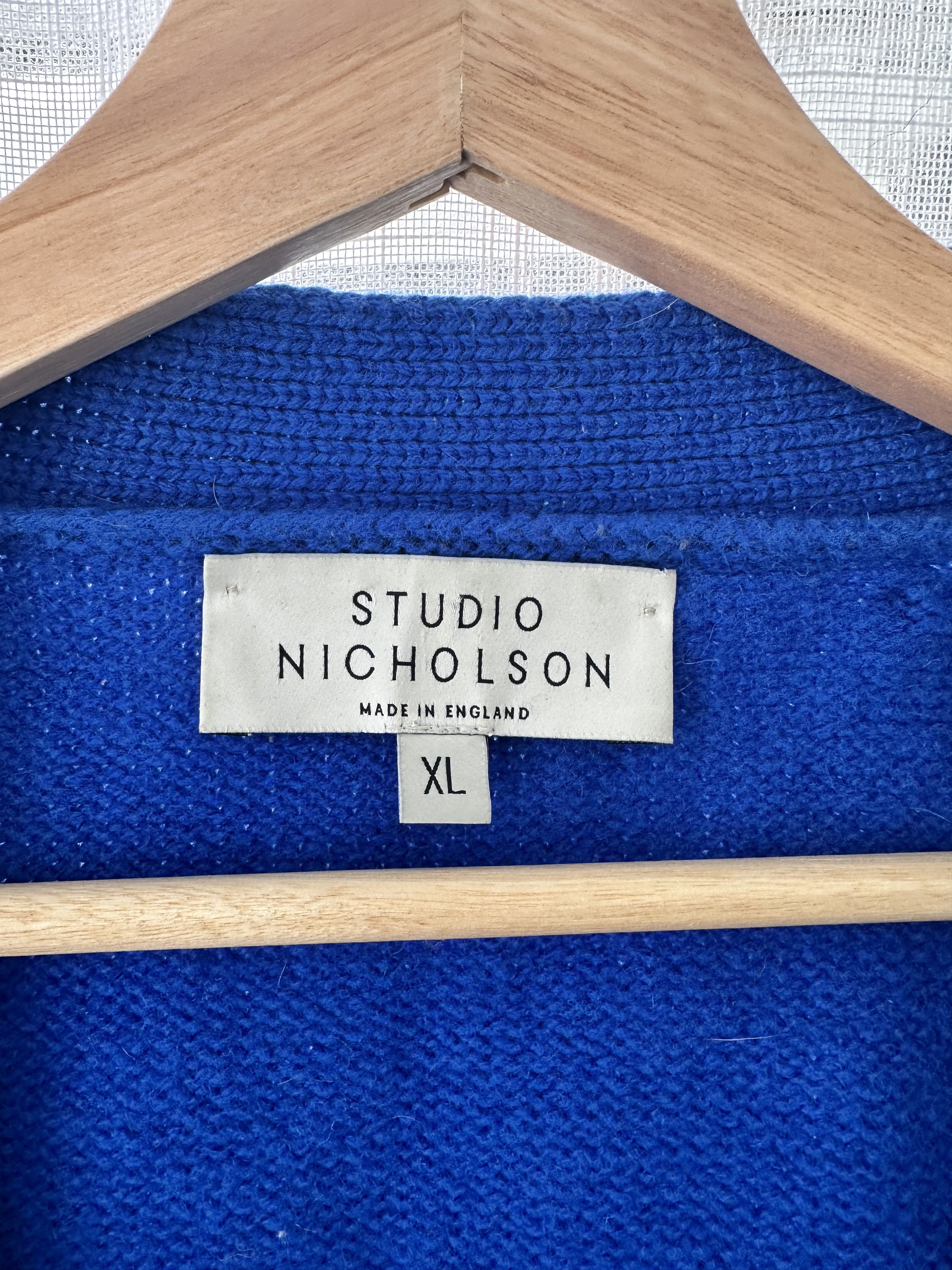 Studio Nicholson Studio Nicholson Cobalt Blue Soft wool Cardigan Size US XL / EU 56 / 4 - 3 Thumbnail