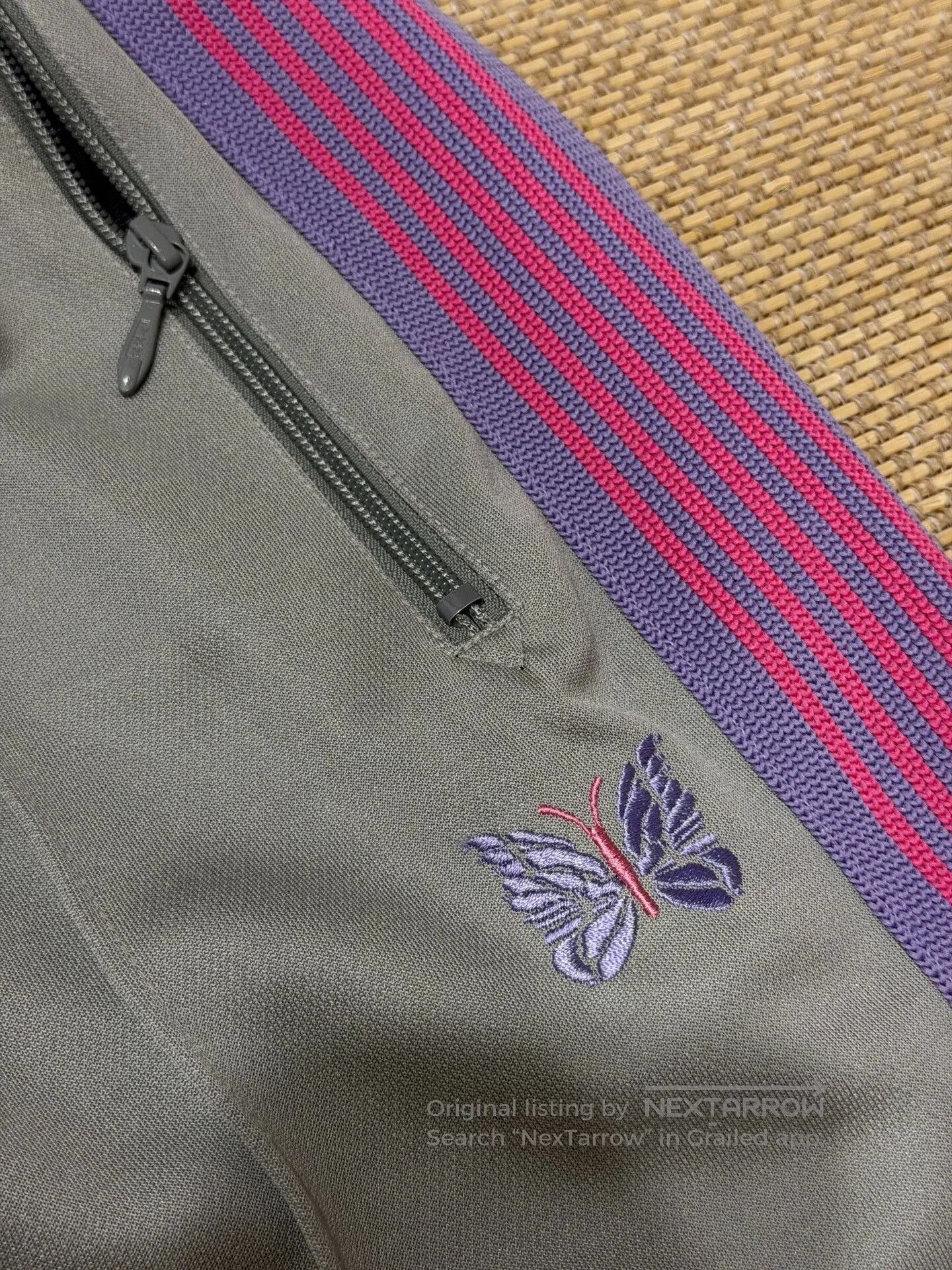 Needles Needles Gray Nylon Long Pants. Size US 26 / EU 42 - 3 Thumbnail