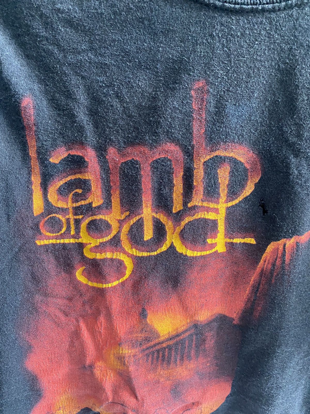 Band Tees LAMB OF GOD BAND TSHIRT Size US XS / EU 42 / 0 - 4 Thumbnail