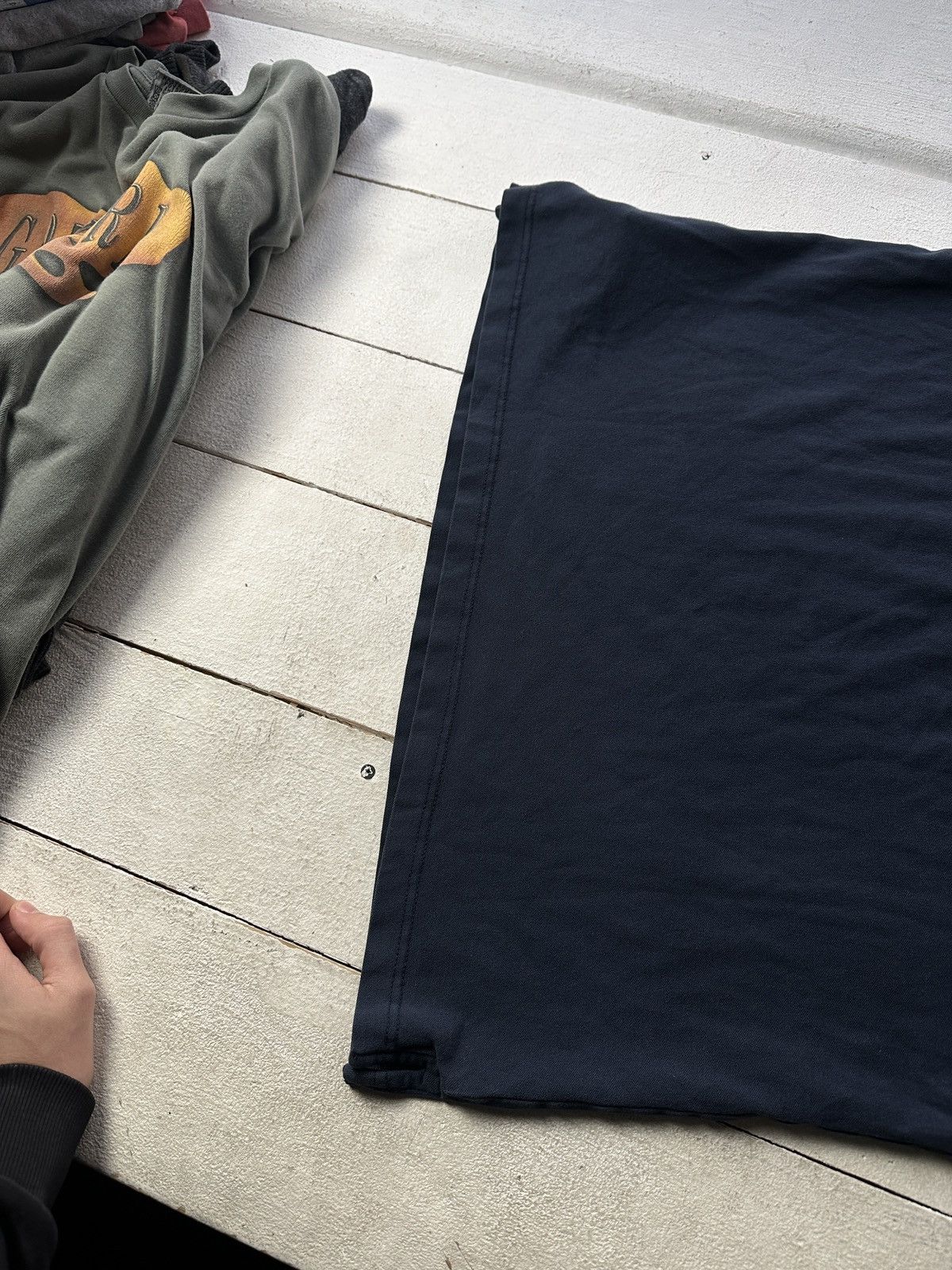 Armani 🚨Y2K ARMANI JEANS BLUE POLO GIORGIO T-shirt Avant Garde Size US XL / EU 56 / 4 - 10 Thumbnail