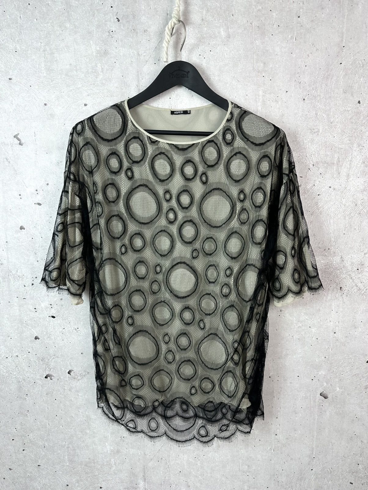 Aspesi Aspesi Viscose-Silk 3/4 Sleeve Women’s Relaxed Blouse Size S / US 4 / IT 40 - 1 Thumbnail