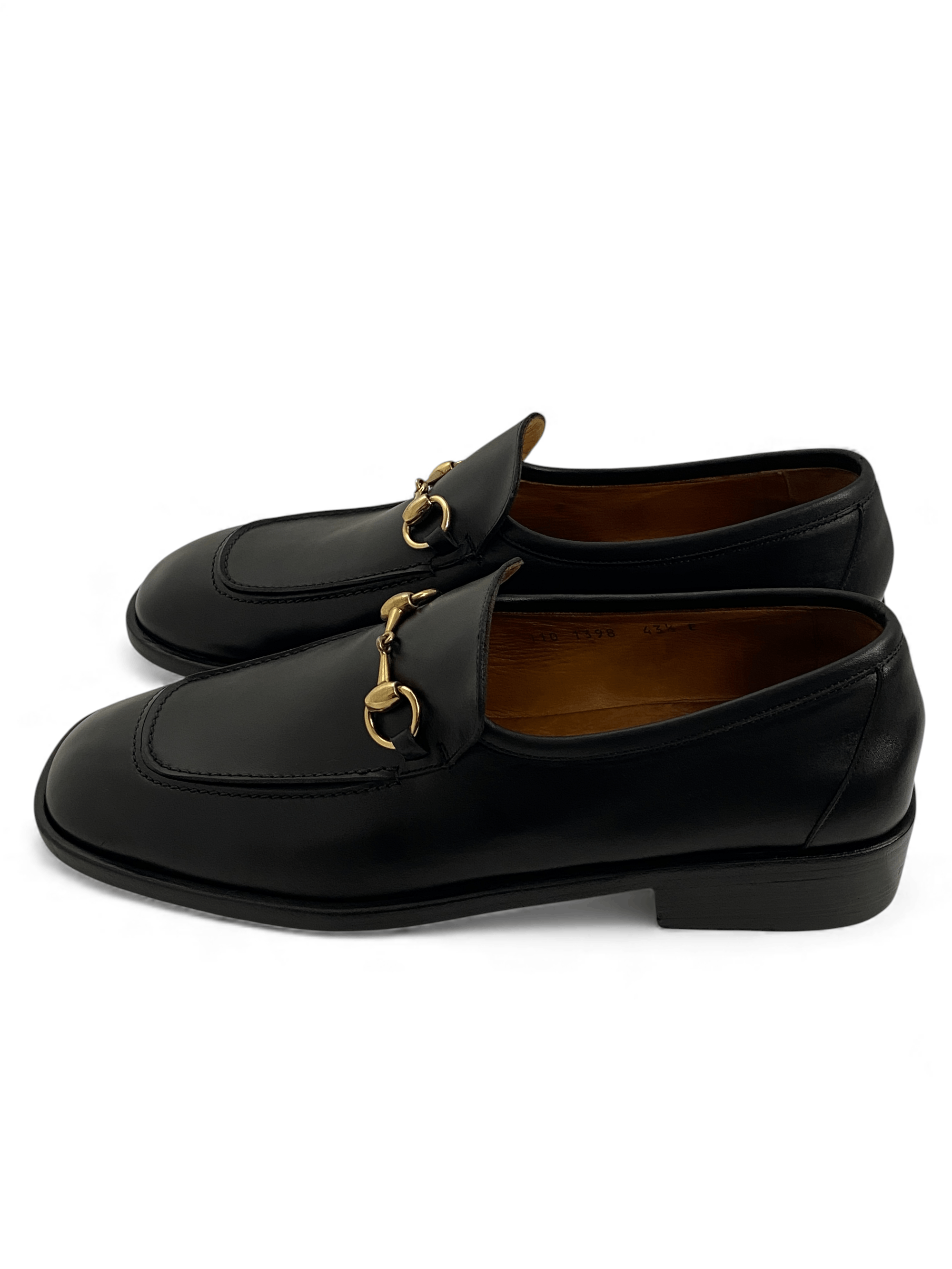 Gucci Gucci Horsebit GG Classic Dress Black Leather Loafers Shoes Size US 10.5 / EU 43-44 - 2 Thumbnail