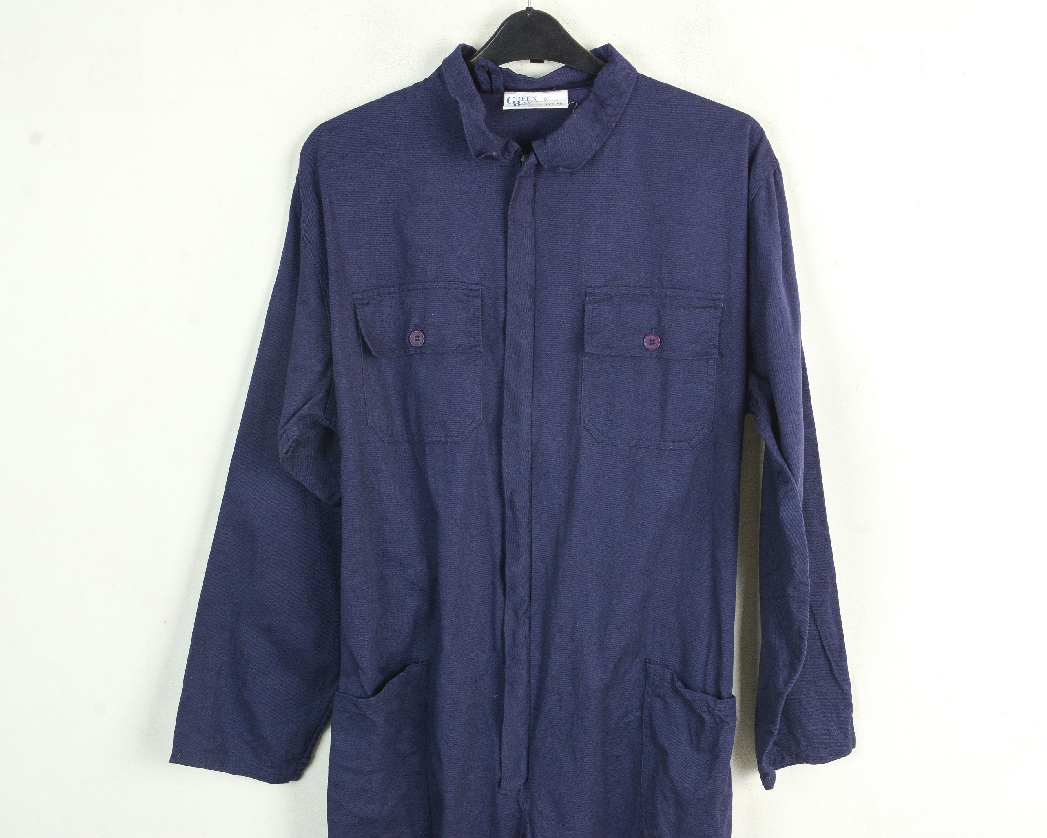 Other Green Bay Sanfor Mens 2XL Jumpsuit Boilersuit EU 56 Coverall Size US 40 / EU 56 - 8 Thumbnail