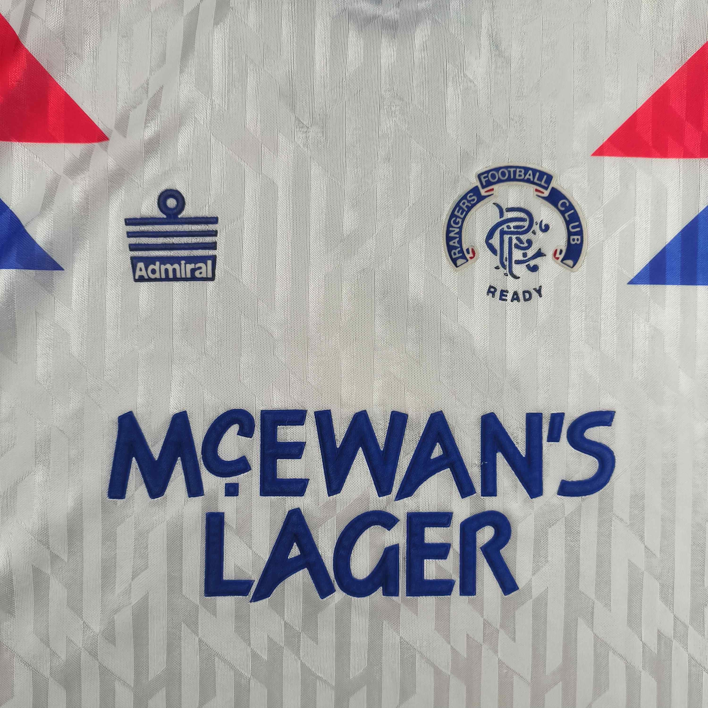 Other Rangers 1990-92 Admiral away football jersey shirt size L Size US L / EU 52-54 / 3 - 3 Thumbnail
