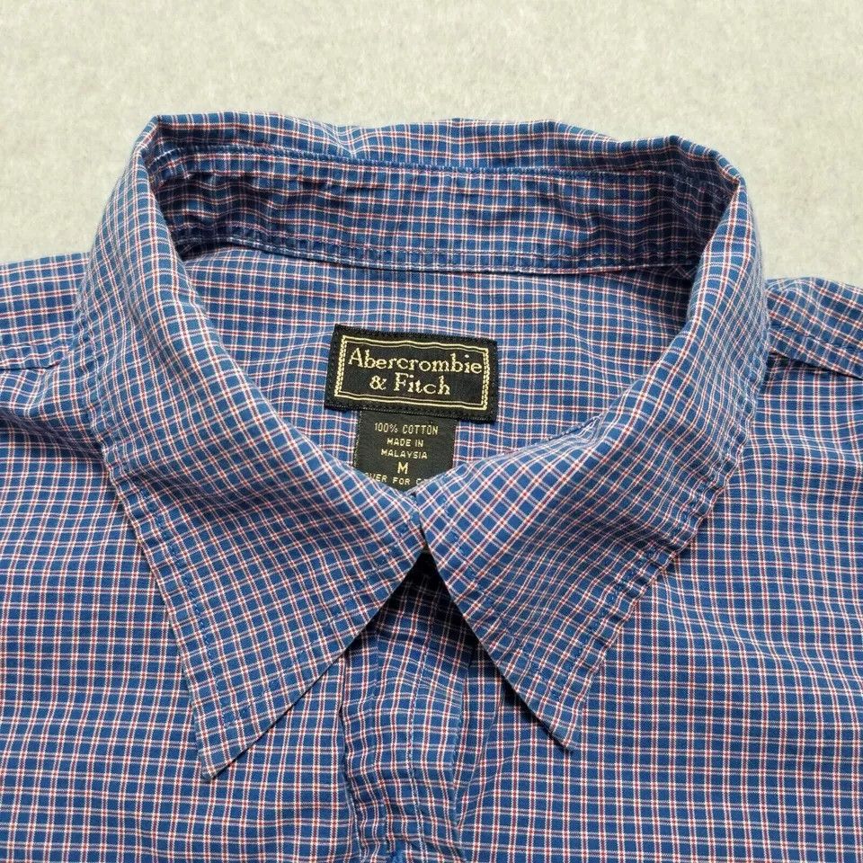Abercrombie & Fitch Abercrombie & Fitch Shirt Womens Medium Plaid Button Up Size M / US 6-8 / IT 42-44 - 9 Thumbnail