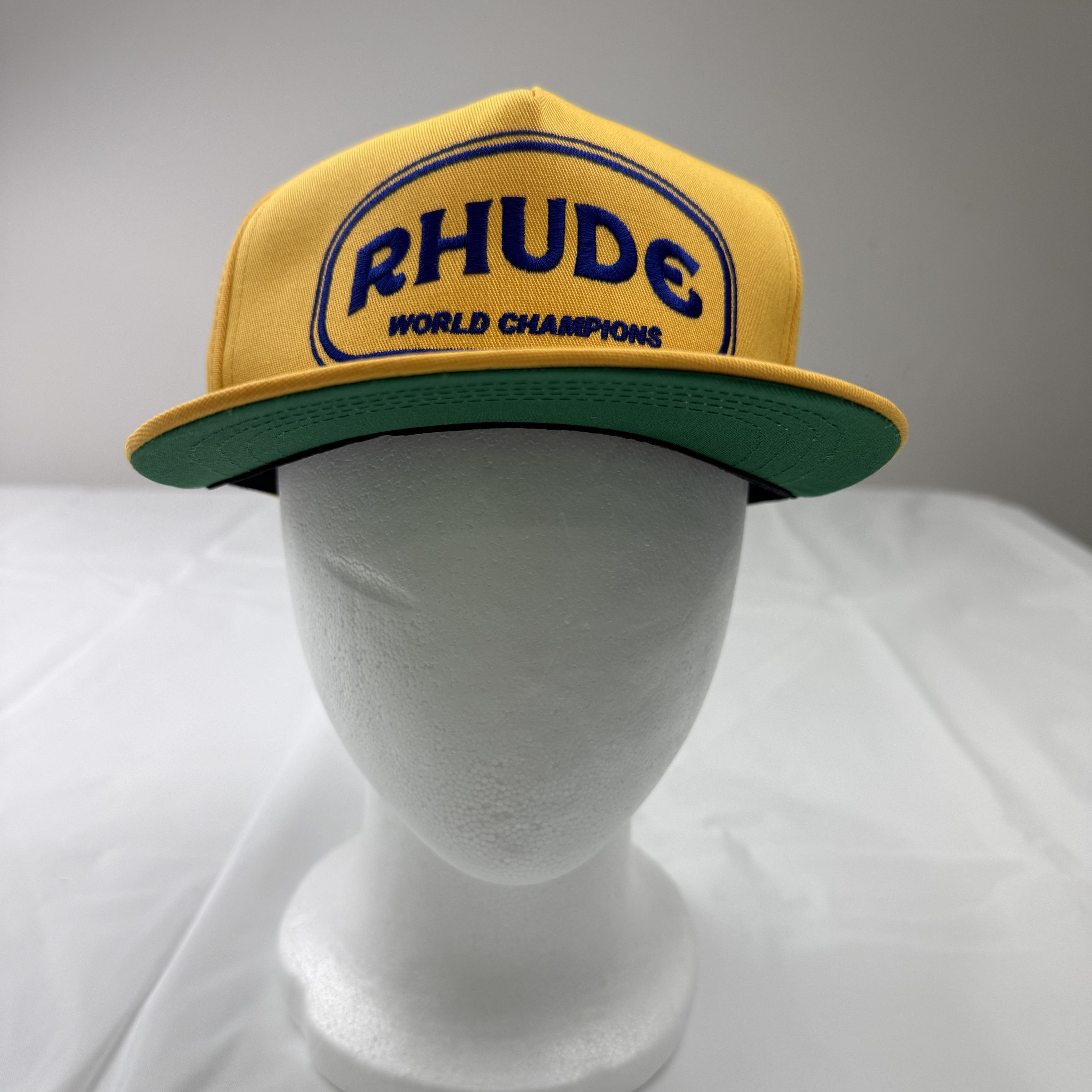 Rhude Rhude World Champions Snapback Hat Logo Made in USA Cap Size ONE SIZE - 2 Thumbnail