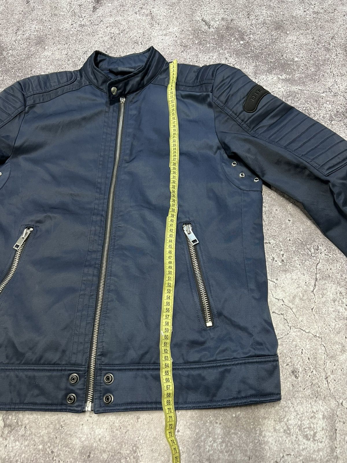 Diesel Vintage Y2K Diesel Biker Jacket Streetwear 90s Style Size US L / EU 52-54 / 3 - 20 Thumbnail