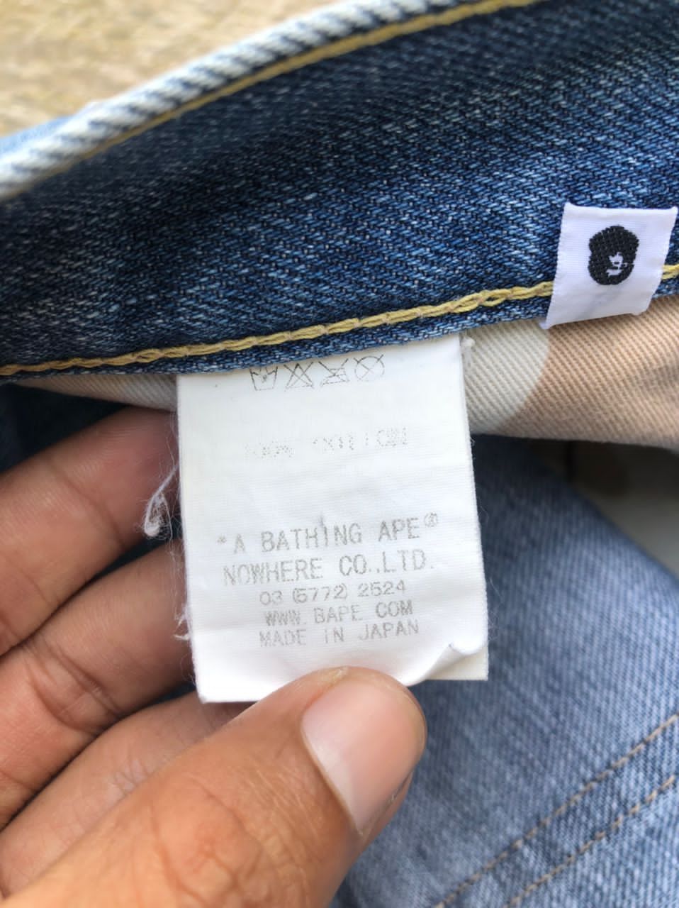 Bape Vintage Bape by A Bathing Ape Denim Jeans Size US 32 / EU 48 - 5 Thumbnail