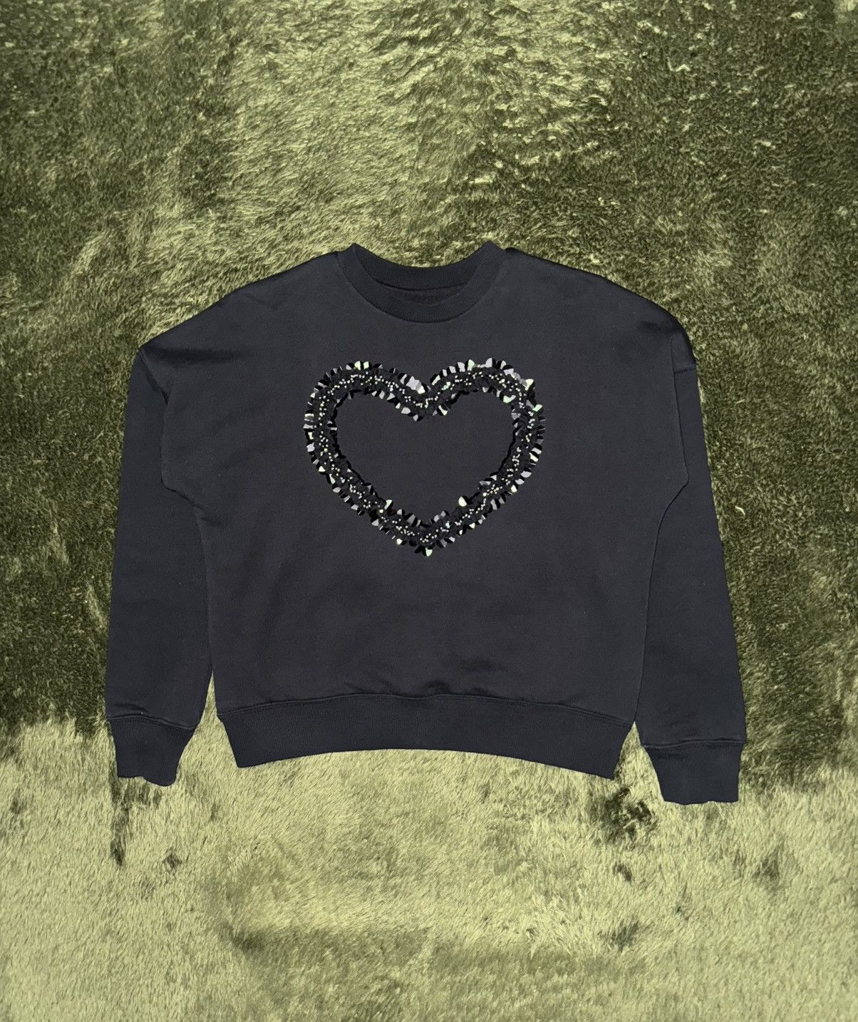 Alexander McQueen [36] Alexander McQueen Beaded Detail Loose-Fit Sweatshirt Size US M / EU 48-50 / 2 - 1 Thumbnail
