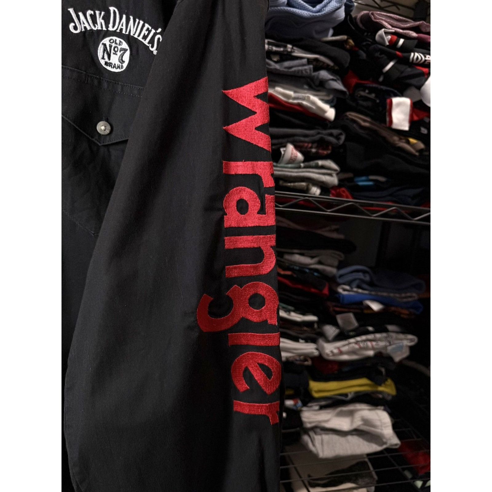 Wrangler Jack Daniels Wrangler PBR Bull Riding Rodeo Shirt Cowboy Size US XXL / EU 58 / 5 - 5 Thumbnail