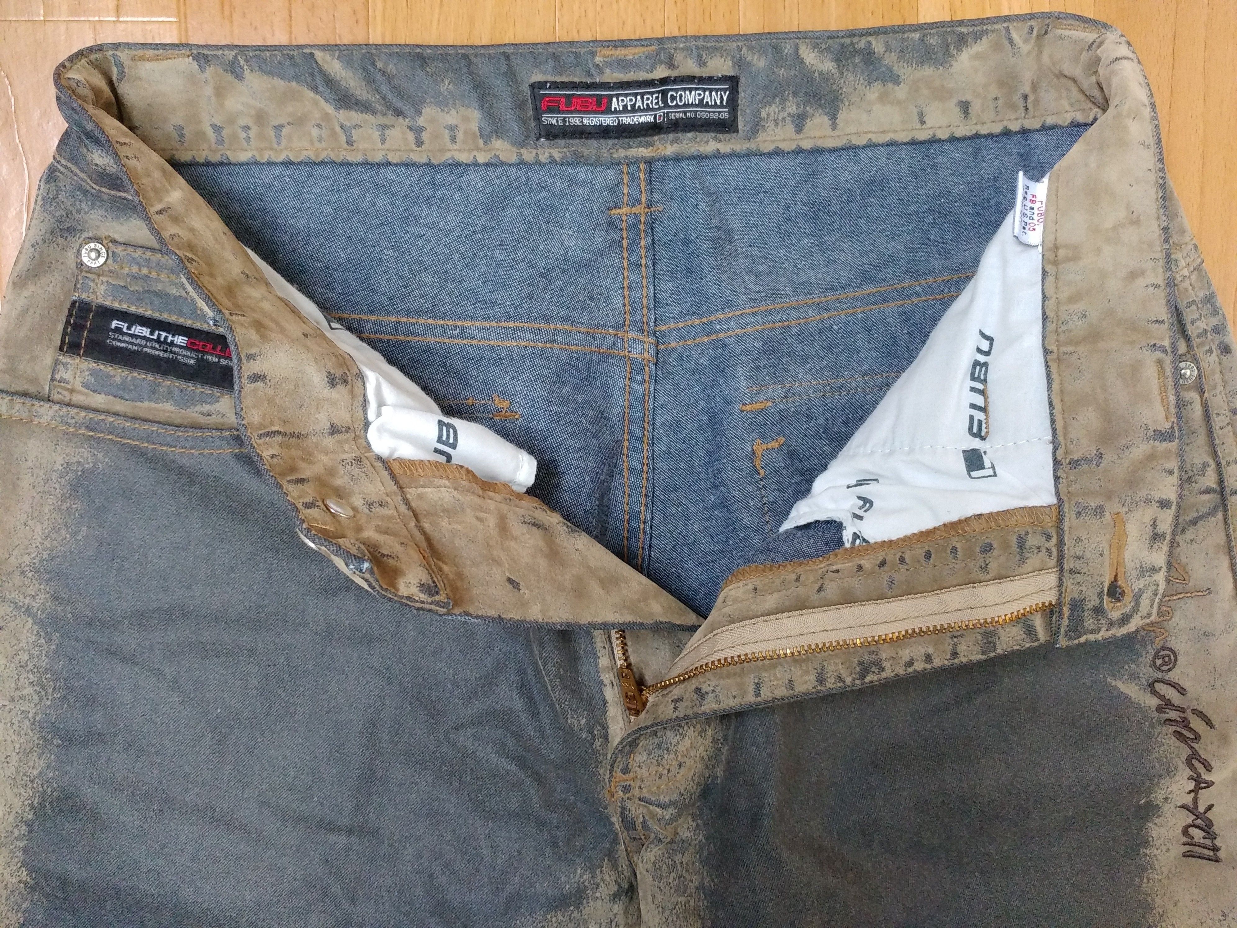 Fubu FUBU jeans, vintage baggy jeans, 90s hip hop skater Y2K 28 Size US 28 / EU 44 - 12 Thumbnail