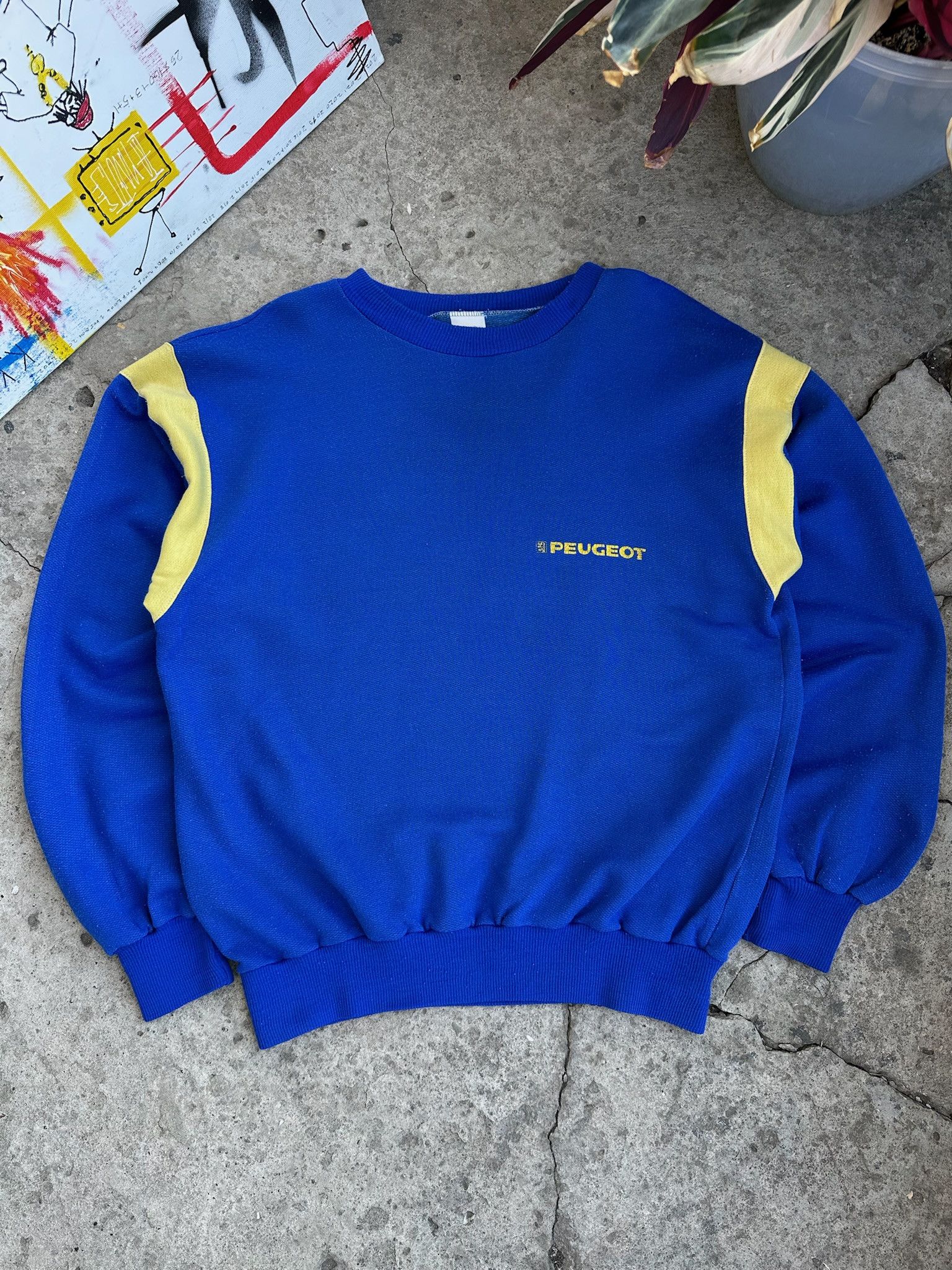 Formula 1 Peugeot Sport Racing Sweatshirt Vintage 90s Formula 1 Size US M / EU 48-50 / 2 - 1 Thumbnail