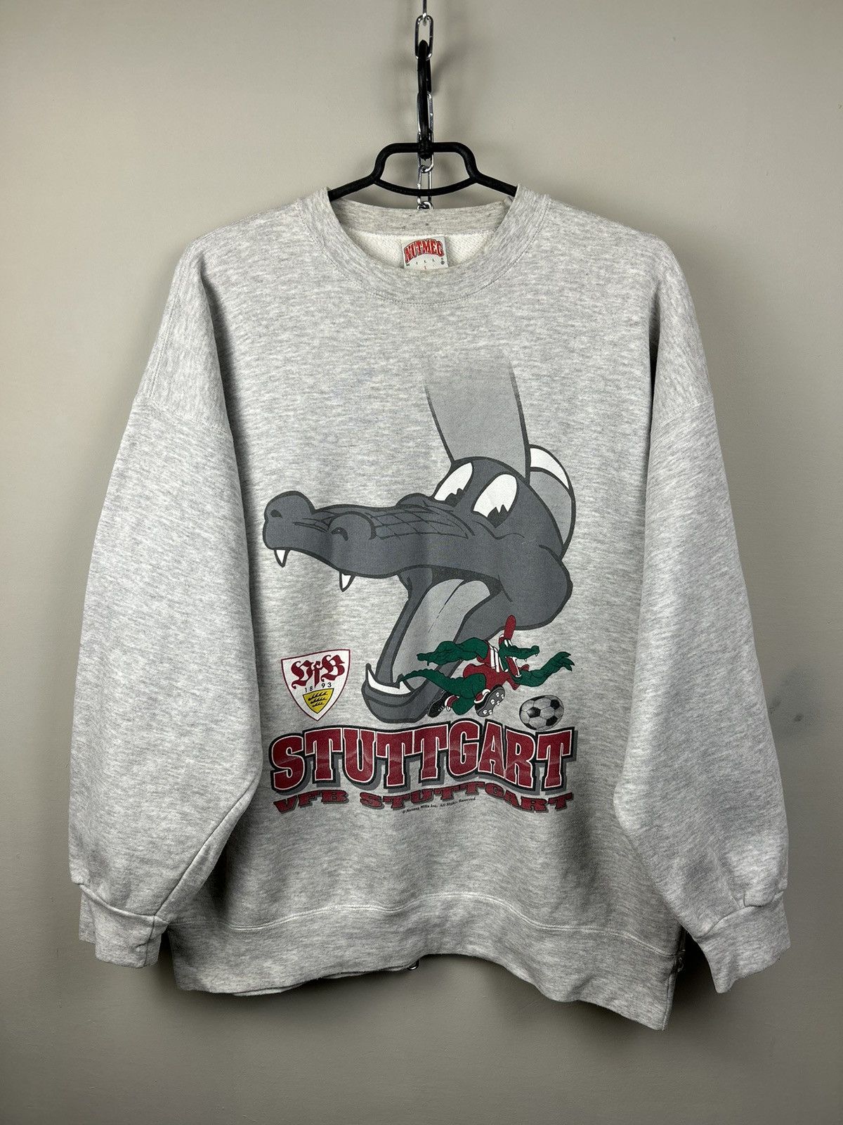 Vintage Vintage Jersey Stuttgart Nutmeg Sweatshirt Jersey Size US L / EU 52-54 / 3 - 1 Thumbnail