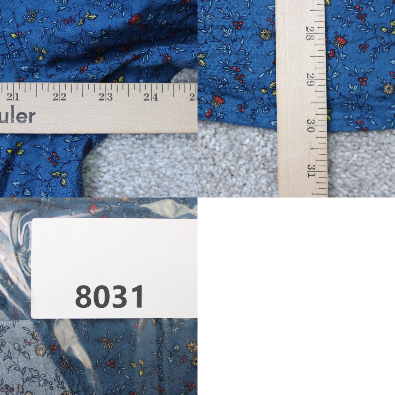Gap Gap Shirt Mens Large Blue Floral Slim Fit 100% Cotton Long Sleeve Button Down Size US L / EU 52-54 / 3 - 9 Thumbnail