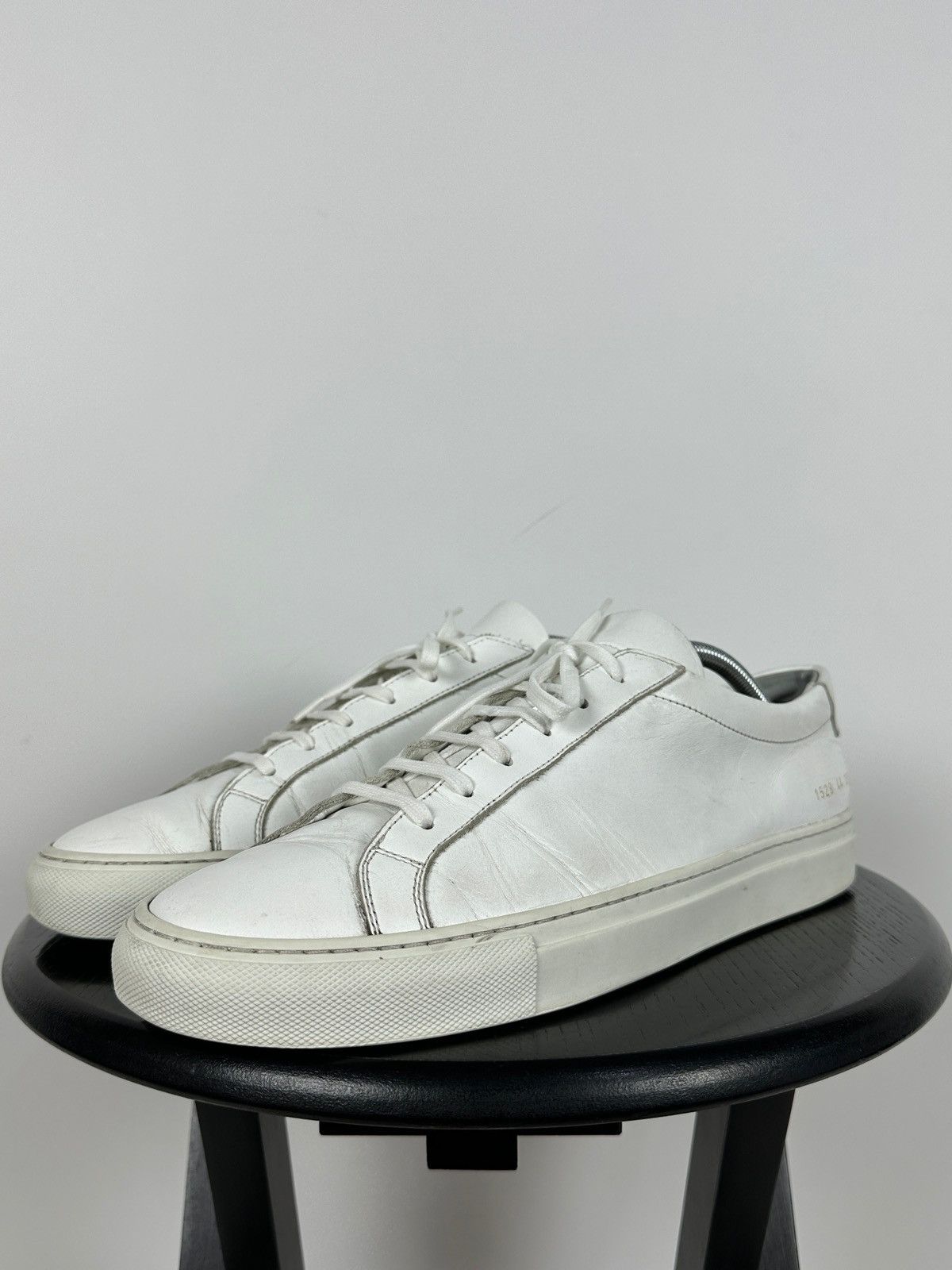 Common Projects Common Projects Original Achilles 1528 Low White Sneakers Size US 11 / EU 44 - 11 Thumbnail