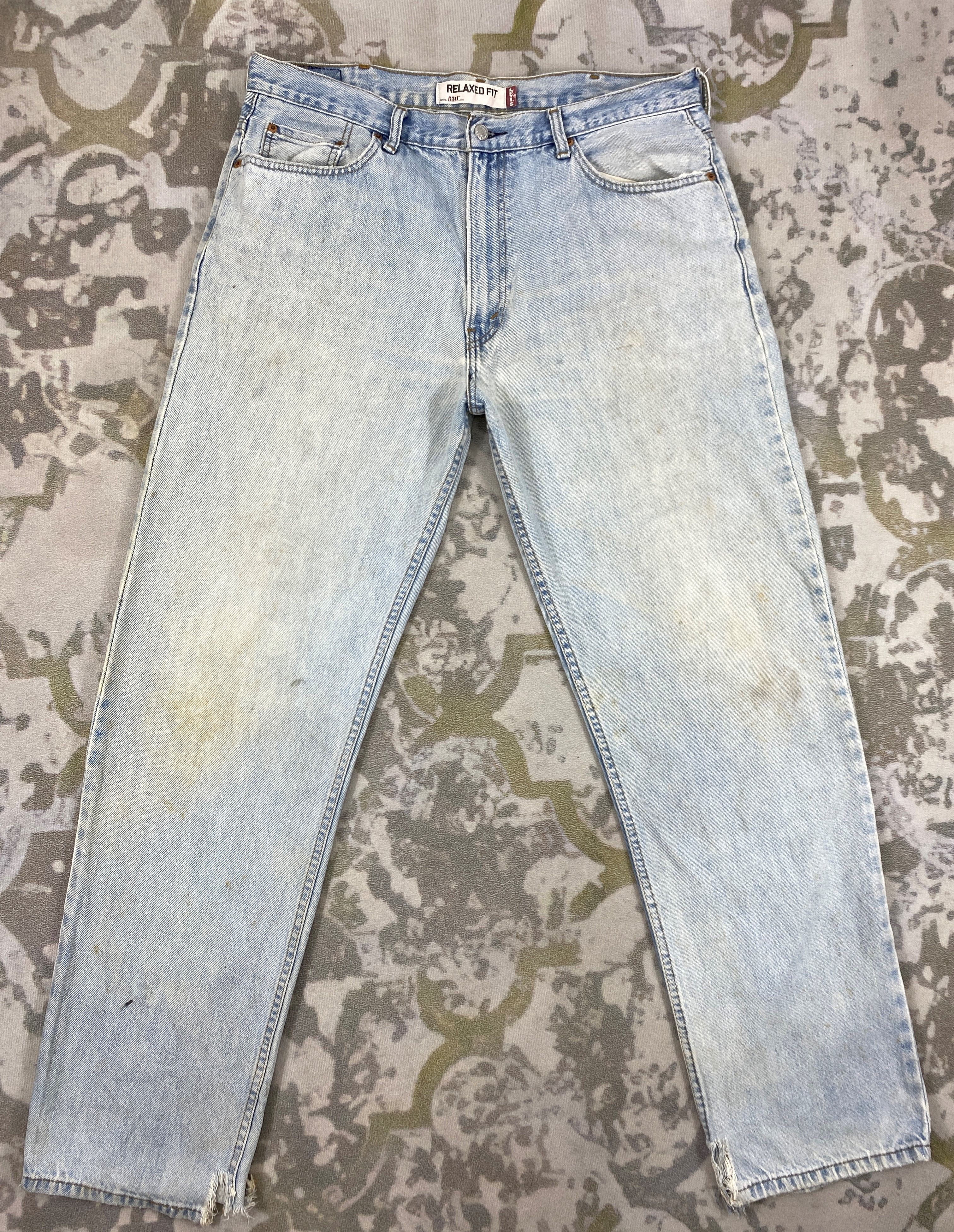 Levi's Light Blue Wash Levi's 550 Jeans 38x33 Denim -SJ101 Size US 38 / EU 54 - 1 Thumbnail