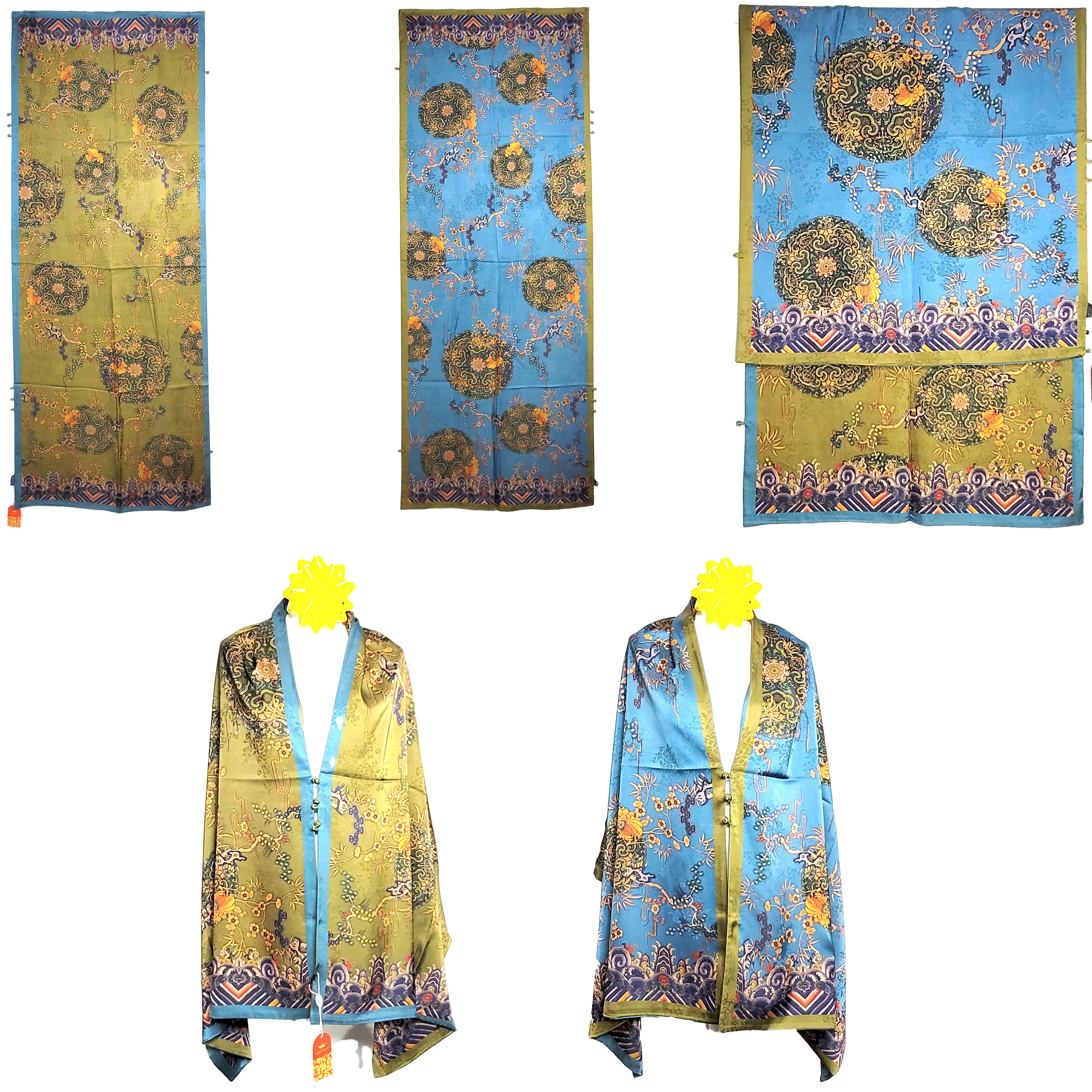 Other NWT Double-Sided Double-Layer Long Silk Scarf 27"x70" PK5998 Size ONE SIZE - 1 Thumbnail