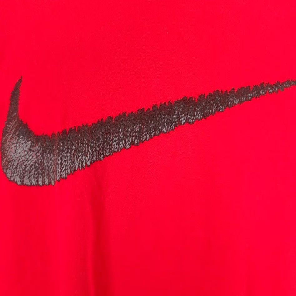 Nike Nike T Shirt Mens XL Red Sportswear Big Swoosh Streetwear Size US XL / EU 56 / 4 - 3 Thumbnail