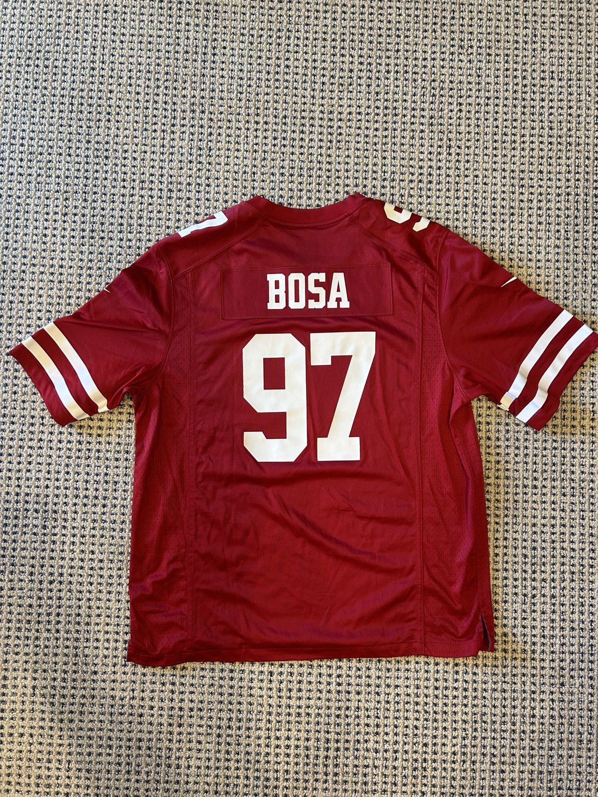 Nike Nike NFL San Francisco 49ers Nick Bosa #97 Scarlet Jersey Size US XL / EU 56 / 4 - 2 Thumbnail