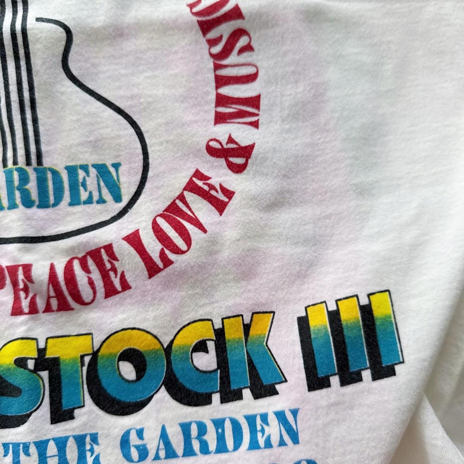Fruit Of The Loom 1998 Woodstock Festival “A Day in The Garden” T-Shirt, XL Size US XL / EU 56 / 4 - 3 Thumbnail