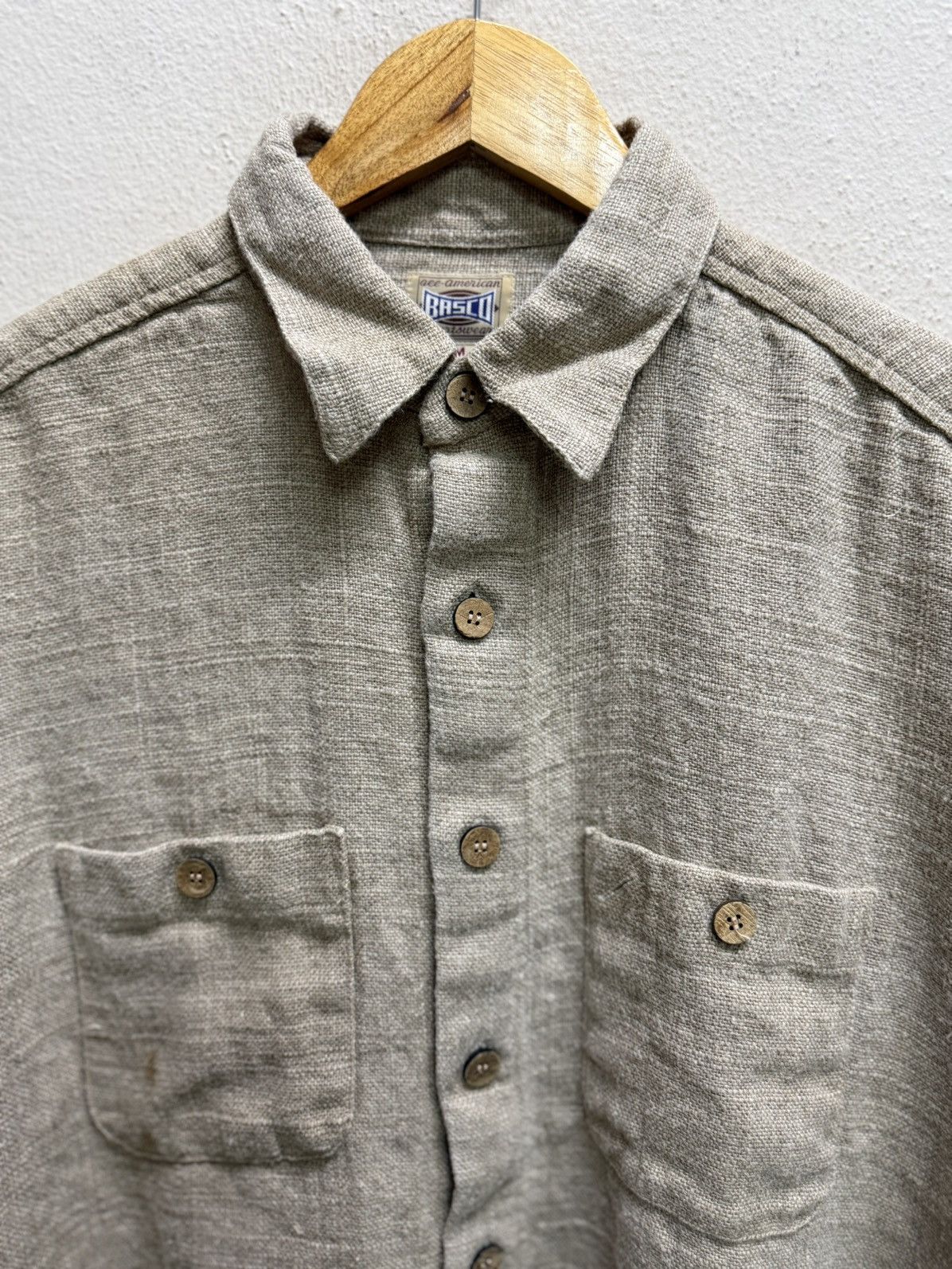 Basco Vintage All American Sportwear Basco Knit Button Up Shirt Size US M / EU 48-50 / 2 - 16 Thumbnail