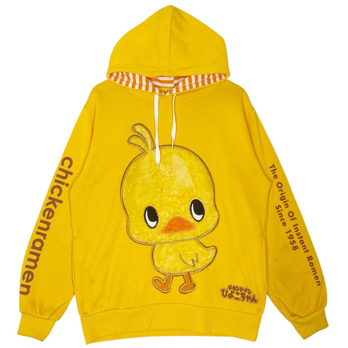 Vintage Vintage Chicken Ramen Hoodie Sweater Yellow Pullover Size L Size L / US 10 / IT 46 - 1 Thumbnail