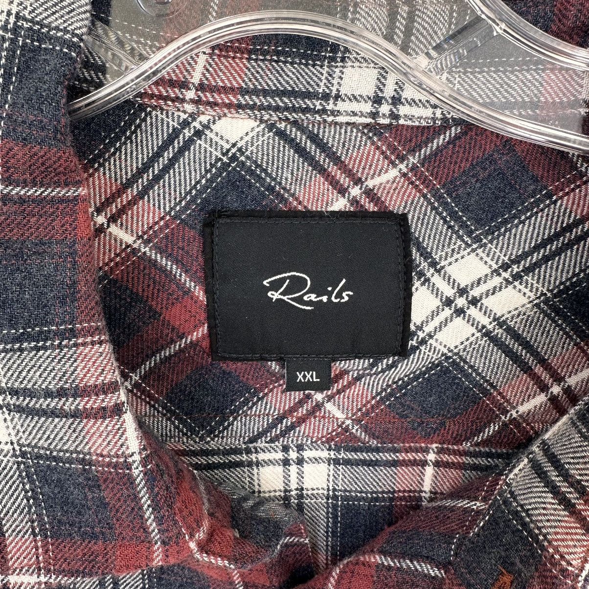 Rails Rails Lennox Plaid Button-Up Lightweight Flannel Shirt Size US XXL / EU 58 / 5 - 9 Thumbnail
