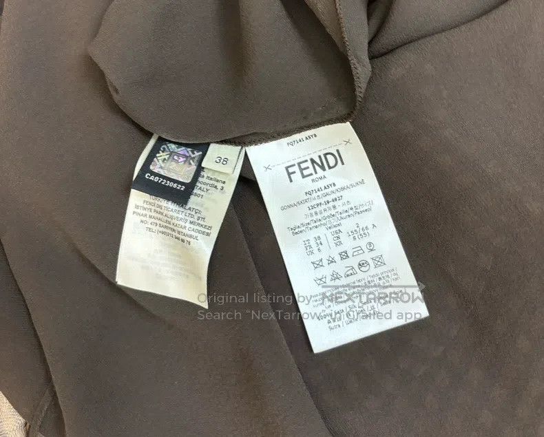 Fendi Fendi Silk Skirt Size 25" / US 0 / IT 36 - 5 Thumbnail