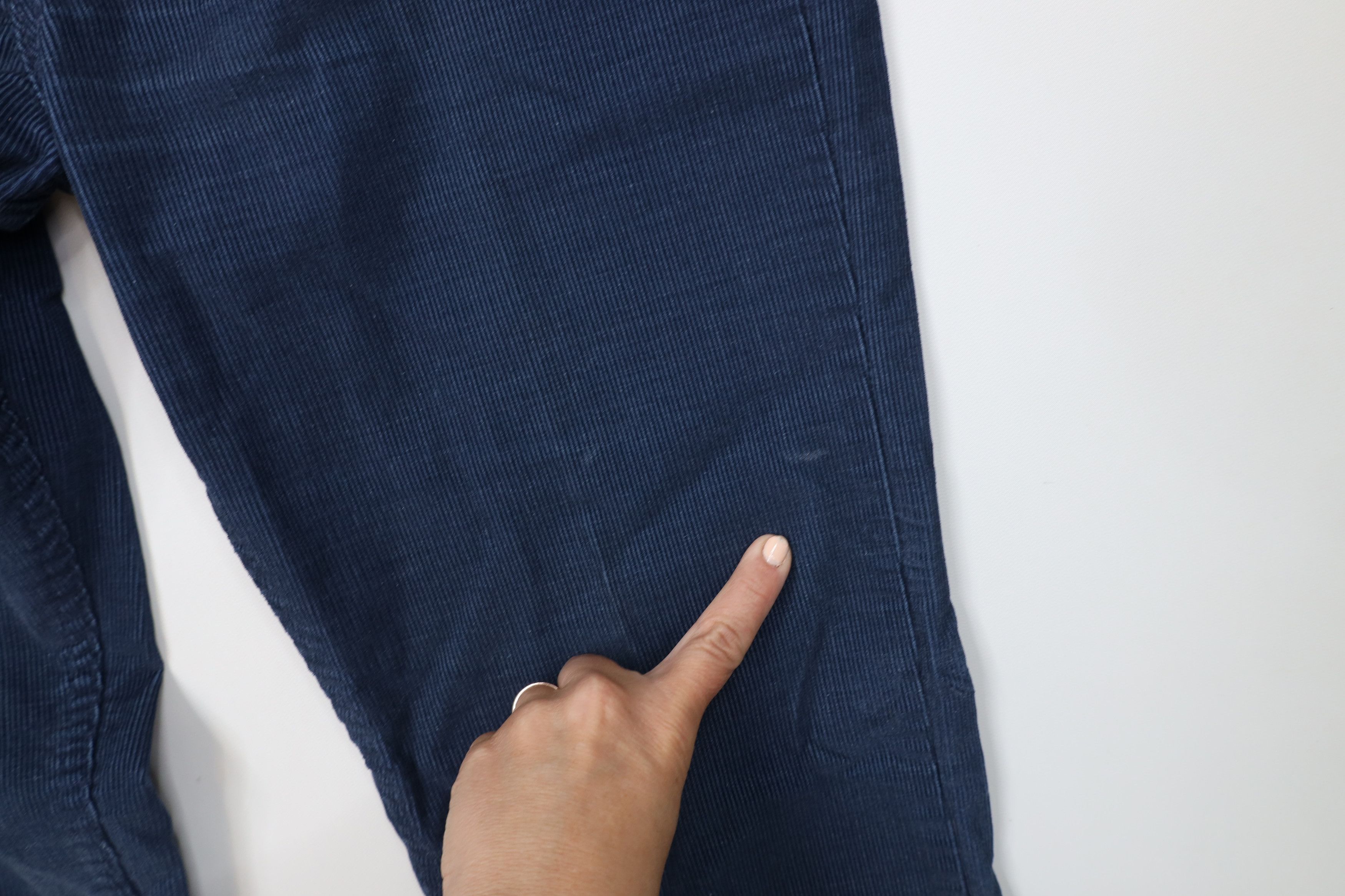 Vintage Vintage 70s Streetwear Wide Leg Corduroy Pants Blue USA Size US 32 / EU 48 - 5 Thumbnail
