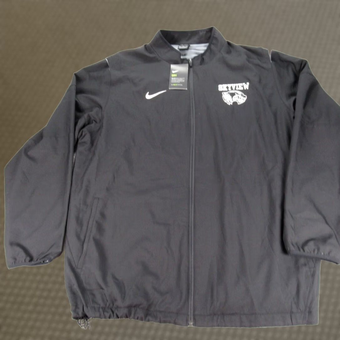 Nike Nike Skyview Wolverines Jacket Mens 2XL Black Full Zip Windbreaker Outdoor Sports Winter Fall Size US XXL / EU 58 / 5 - 1 Thumbnail