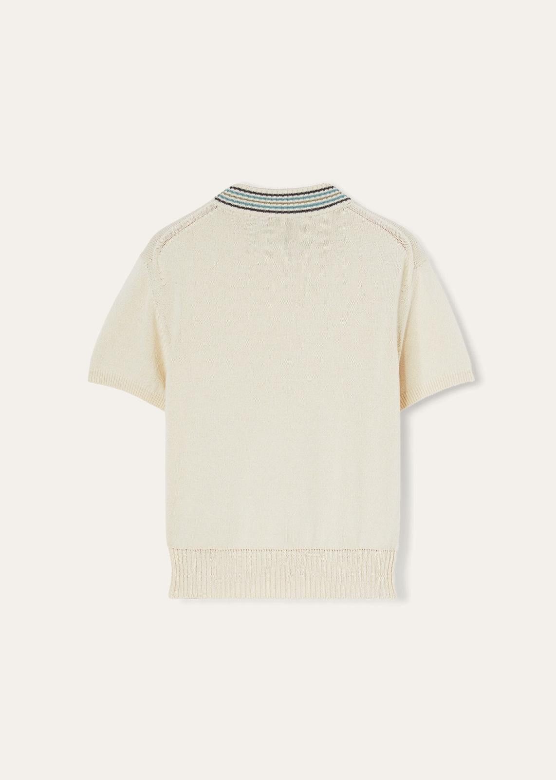 Loro Piana o1srvl11e0125 Cotton Silk T-Shirt in Off White Size S / US 4 / IT 40 - 2 Thumbnail