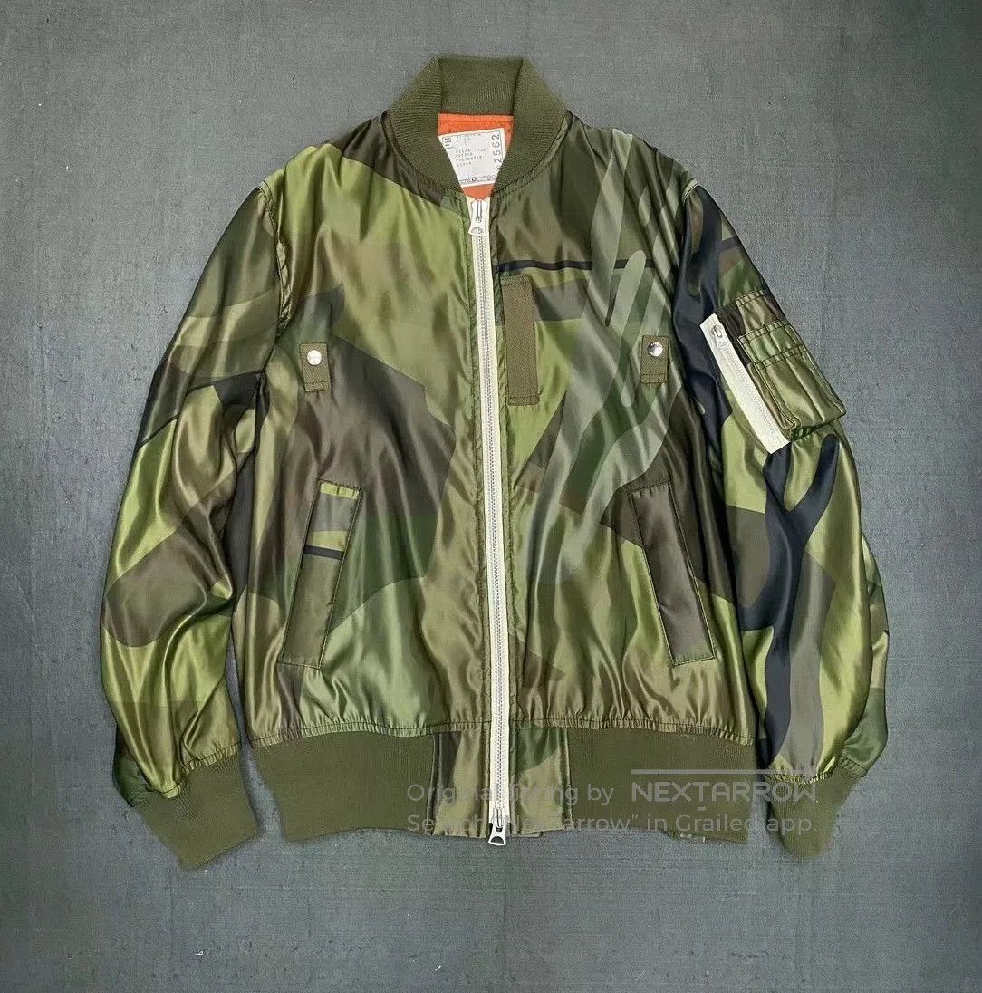 Sacai Sacai x Kaws MA-1 Jacket. Size US M / EU 48-50 / 2 - 1 Thumbnail