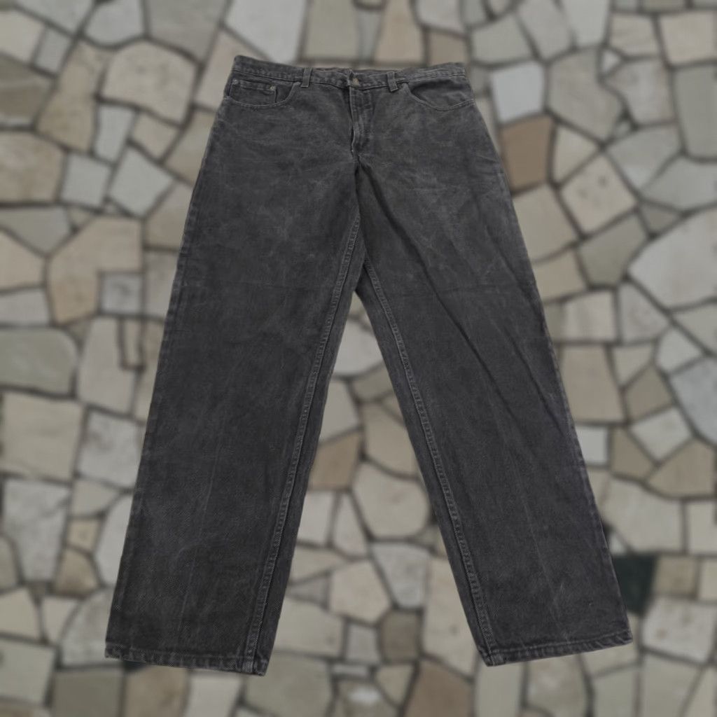 Levi's VINTAGE Levi's Jeans Mens 38x32 Tapered Fit Black Denim 90s Retro Relaxed Fit USA Size US 38 / EU 54 - 1 Thumbnail
