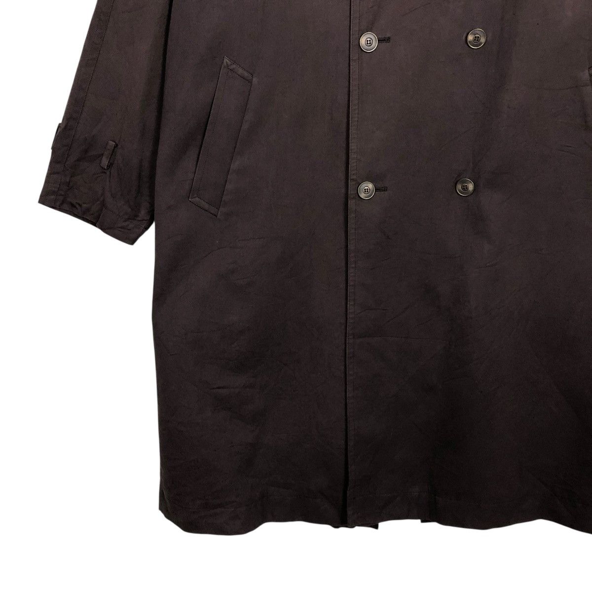 Vintage 🔥RICH BROWN VINTAGE LONG JACKET LINING JEAN LOUIS SCHERRER Size US M / EU 48-50 / 2 - 5 Thumbnail