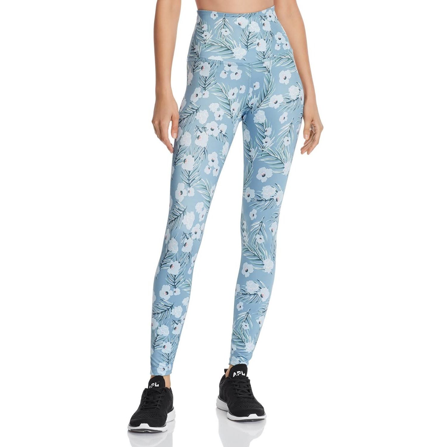 Beyond Yoga Beyond Yoga Floral Lux Print High Waist Midi Leggings Blue S Size 25" / US 0 / IT 36 - 7 Thumbnail