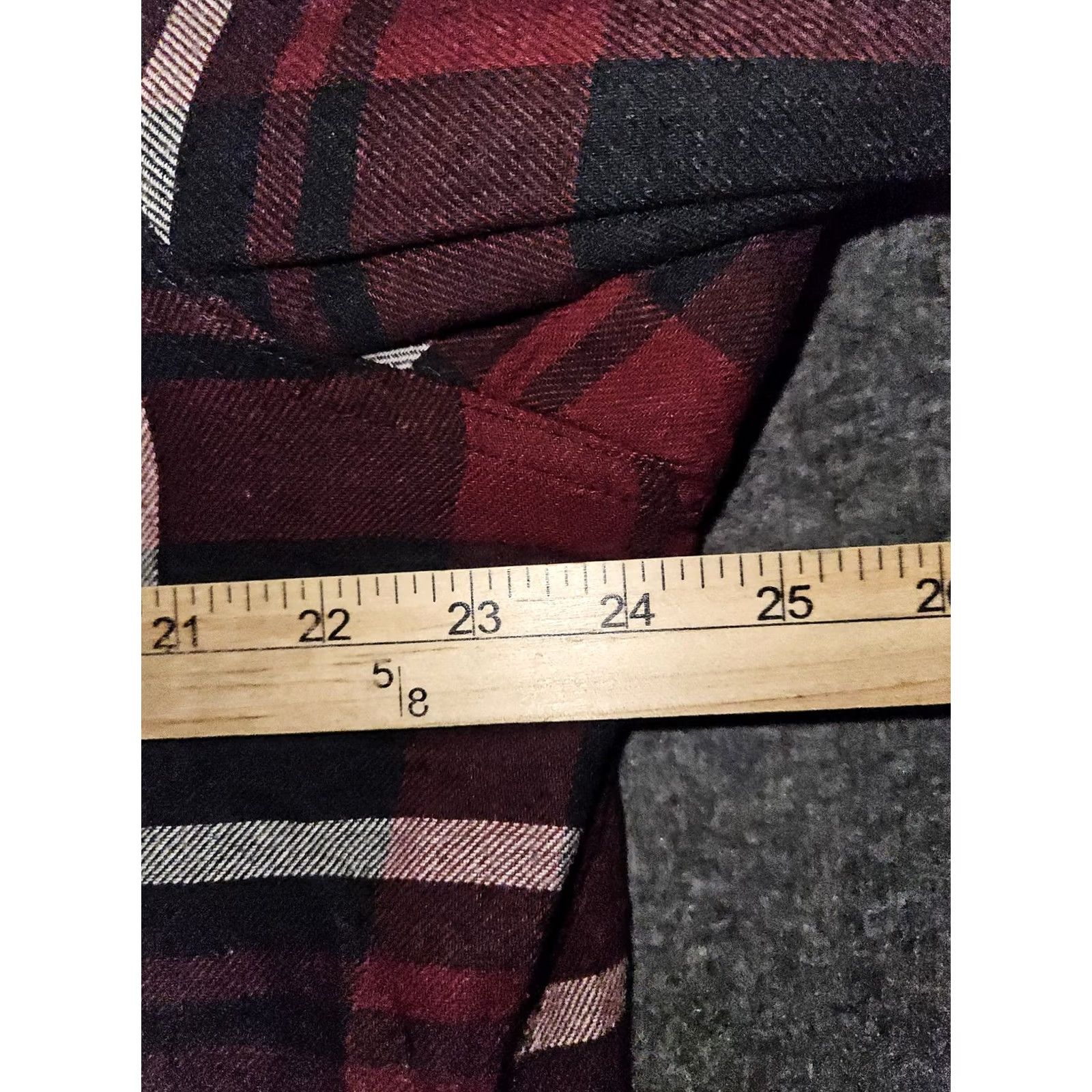 Wrangler Wrangler Shirt Mens Large Red Black Plaid Sherpa Lined Flannel Button Up Warm Jacket Size US L / EU 52-54 / 3 - 7 Thumbnail