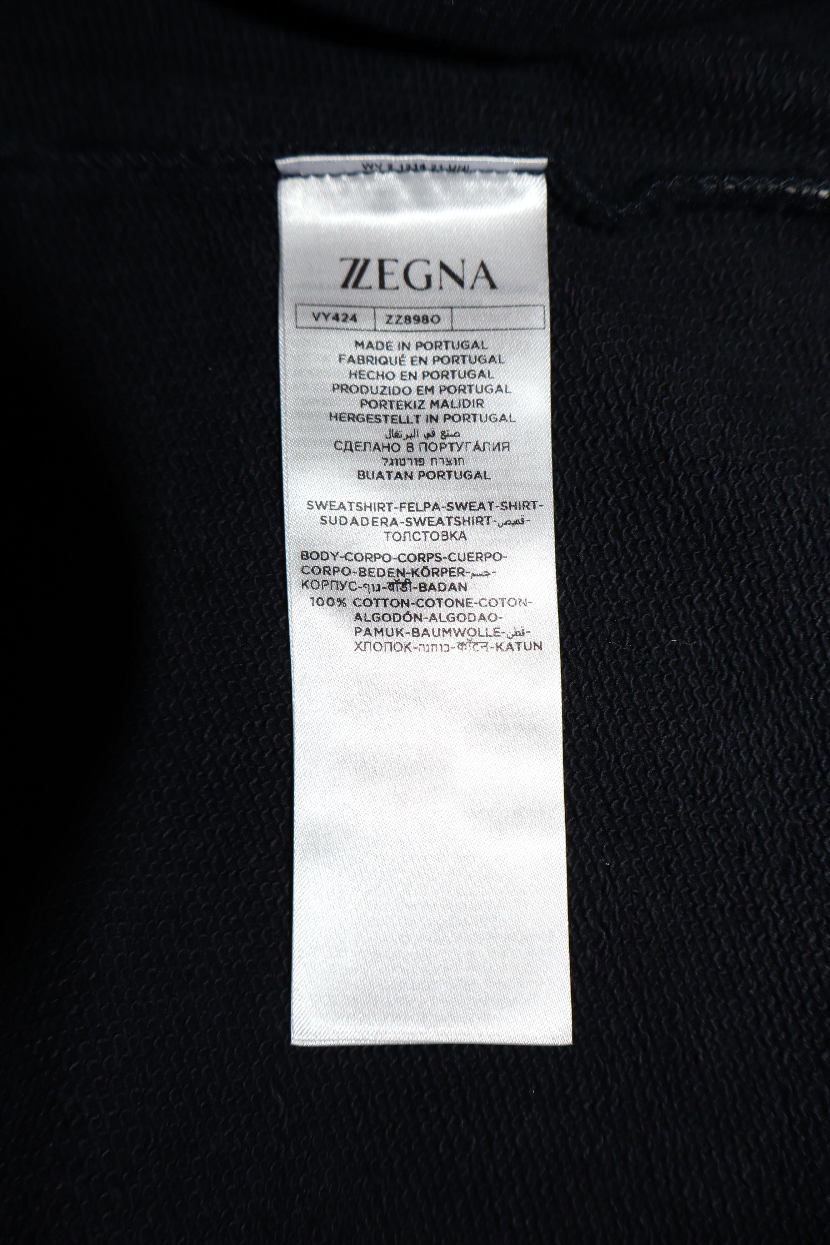 Z Zegna Logo print sweatshirt Size US XL / EU 56 / 4 - 9 Thumbnail