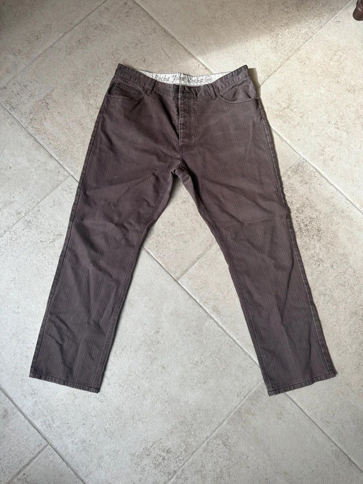 Designer Baggy Brown Jeans Size US 38 / EU 54 - 1 Thumbnail